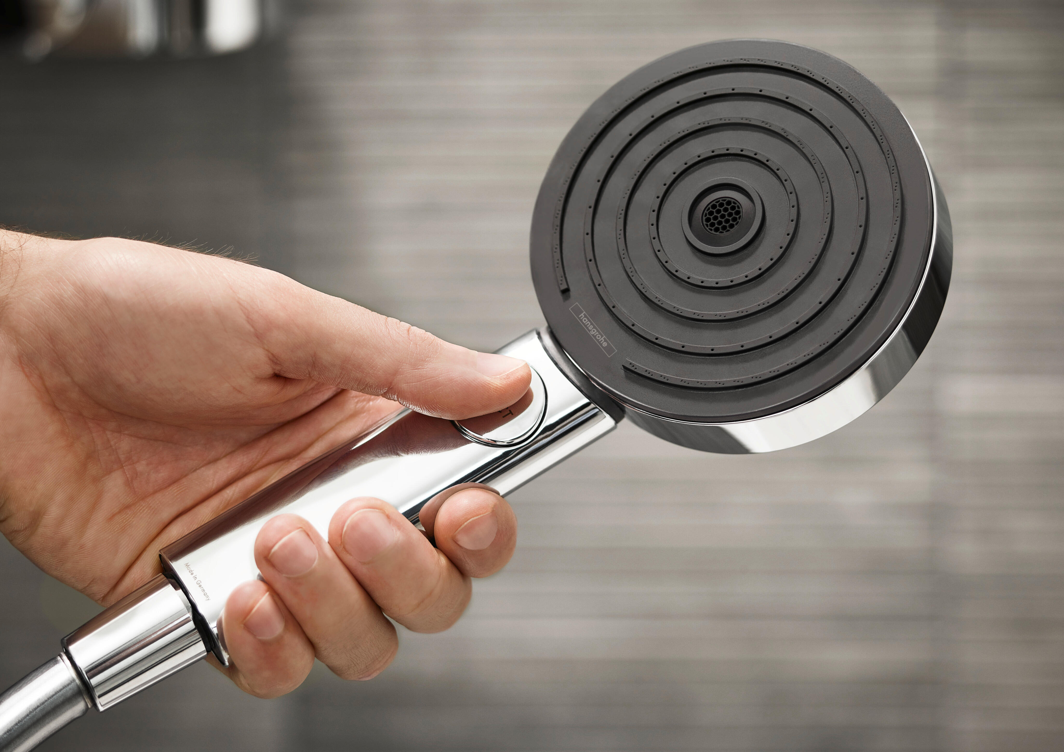 Alcachofa de ducha HANSGROHE Pulsify Blend cromo con 3 funciones - 4