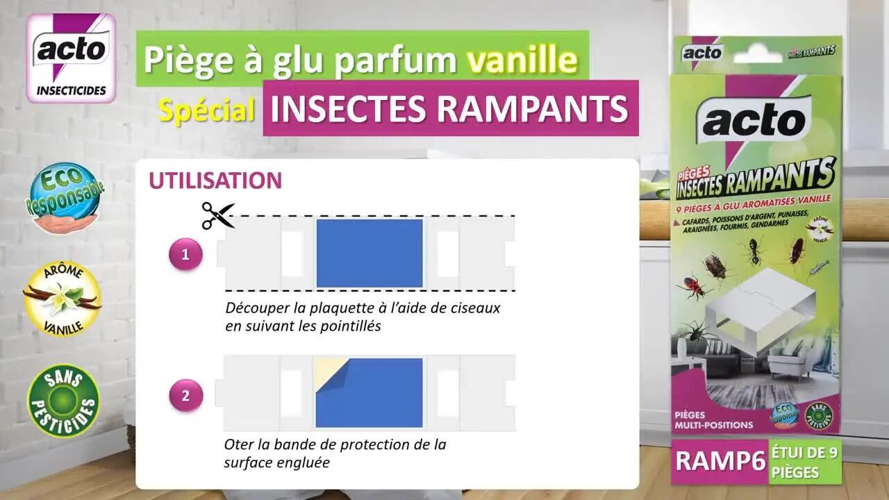 PIÈGES À GLU AROMATISÉS VANILLE SPÉCIAL INSECTES RAMPANTS - SANS PESTICIDES ! - 5