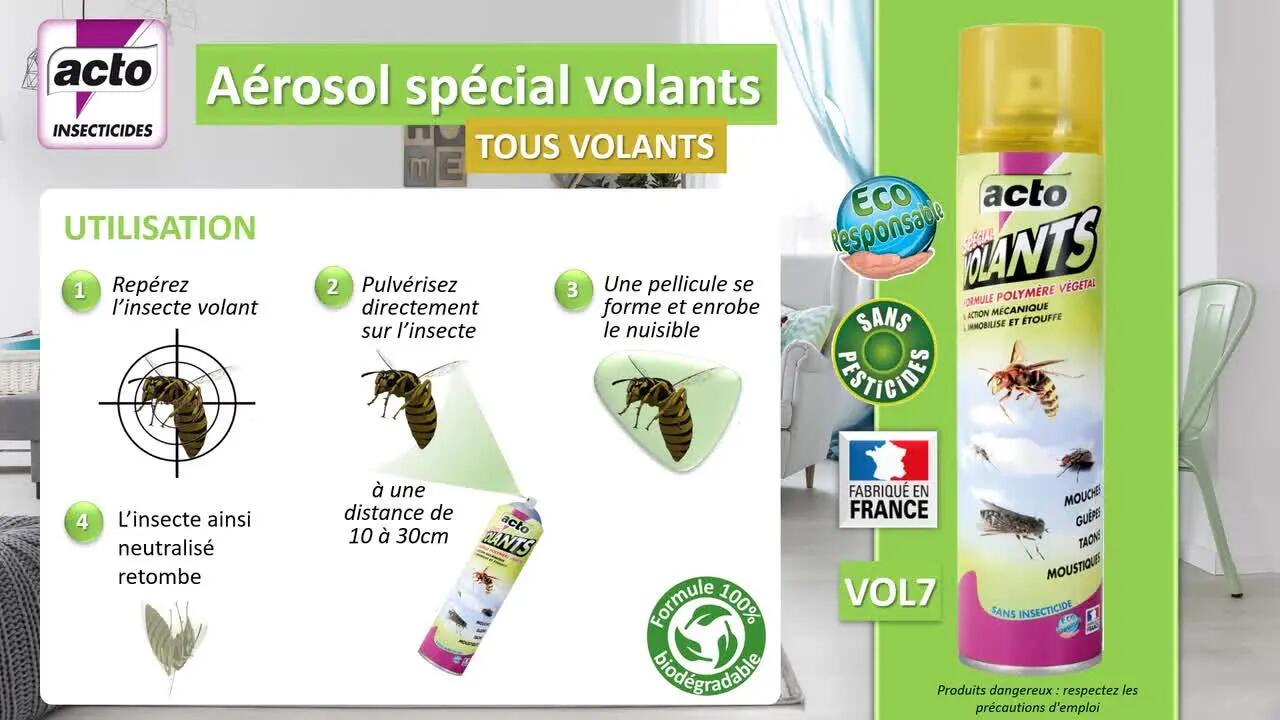 AÉROSOL SPÉCIAL VOLANTS AU POLYMERE VEGETAL - SANS PESTICIDES ! - 4