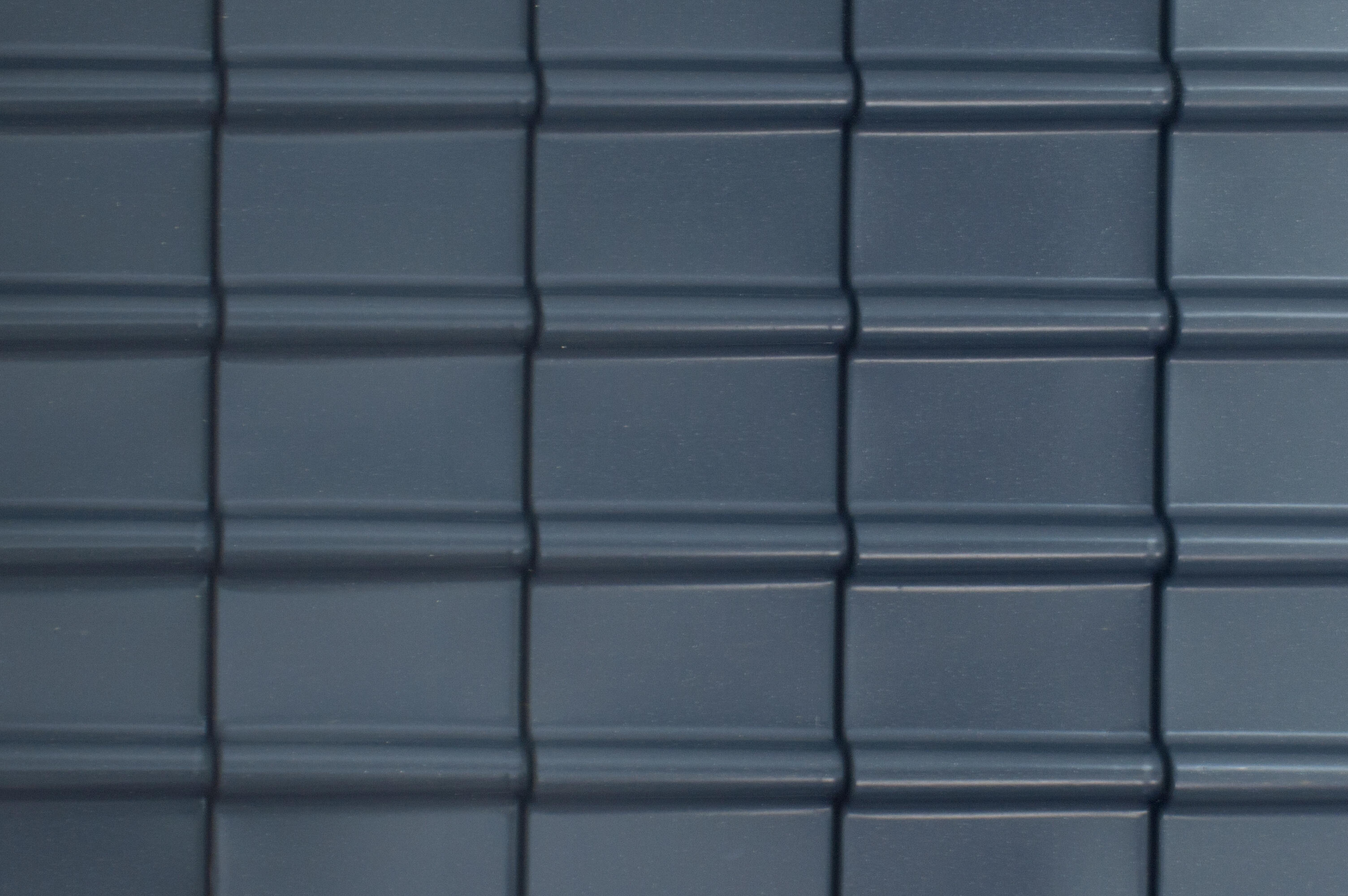 Feuille imitation tuile PVC ondulé bleu ardoise l.1180 x L.1840mm RENOLIT - 8