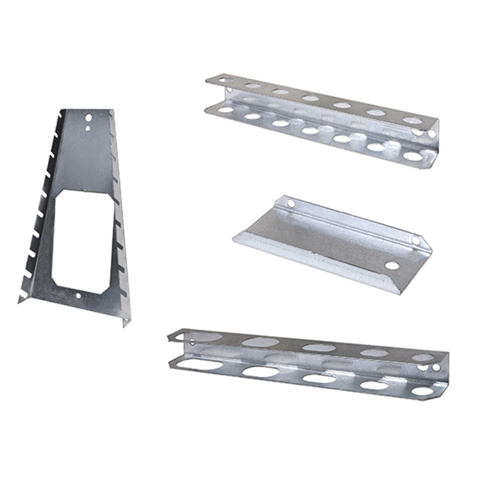 Conjunto de 4 acessórios GALVANIZADO PARA BANCO - 6