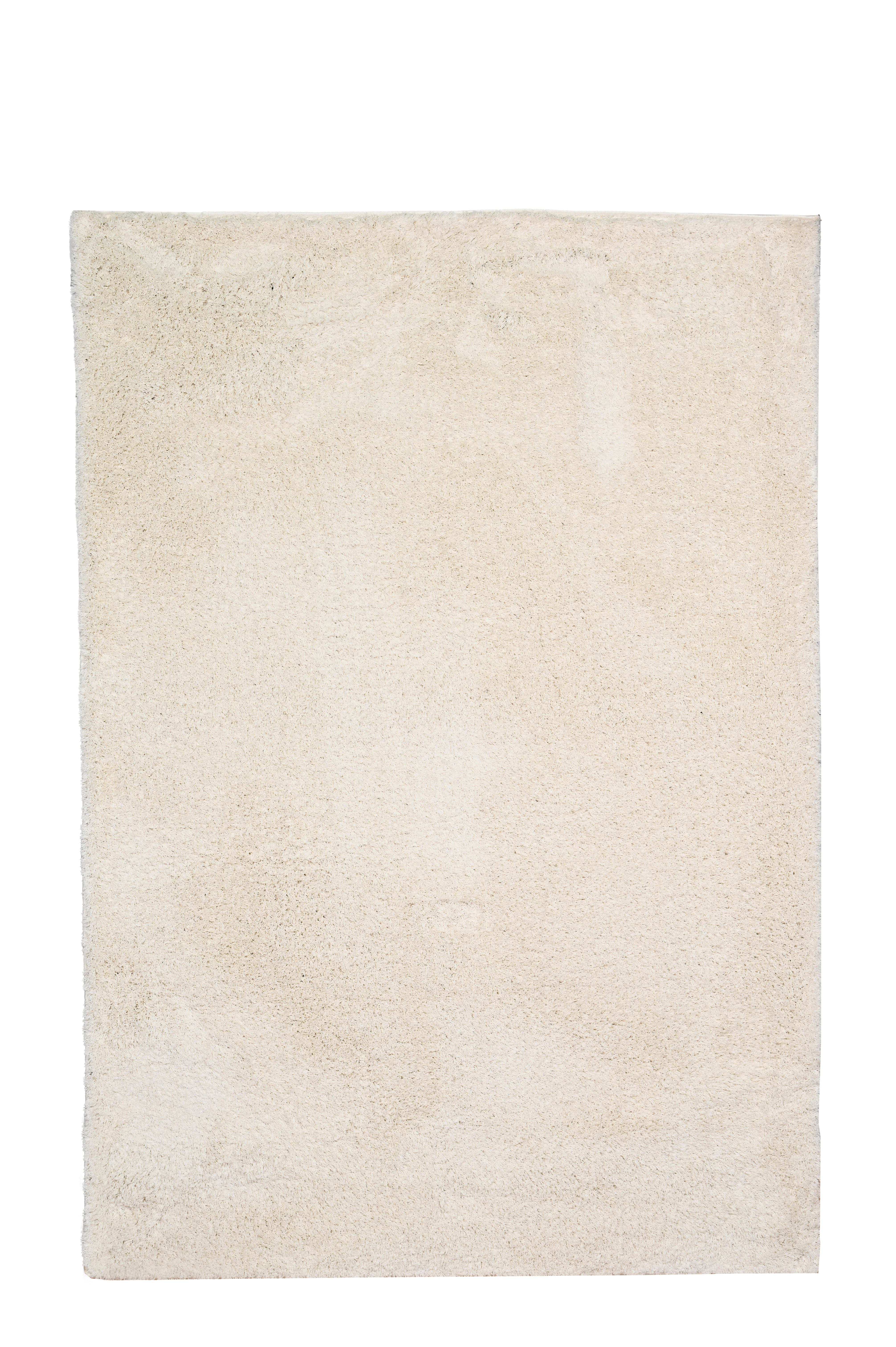Alfombra poliéster blizz blanco 120x170cm