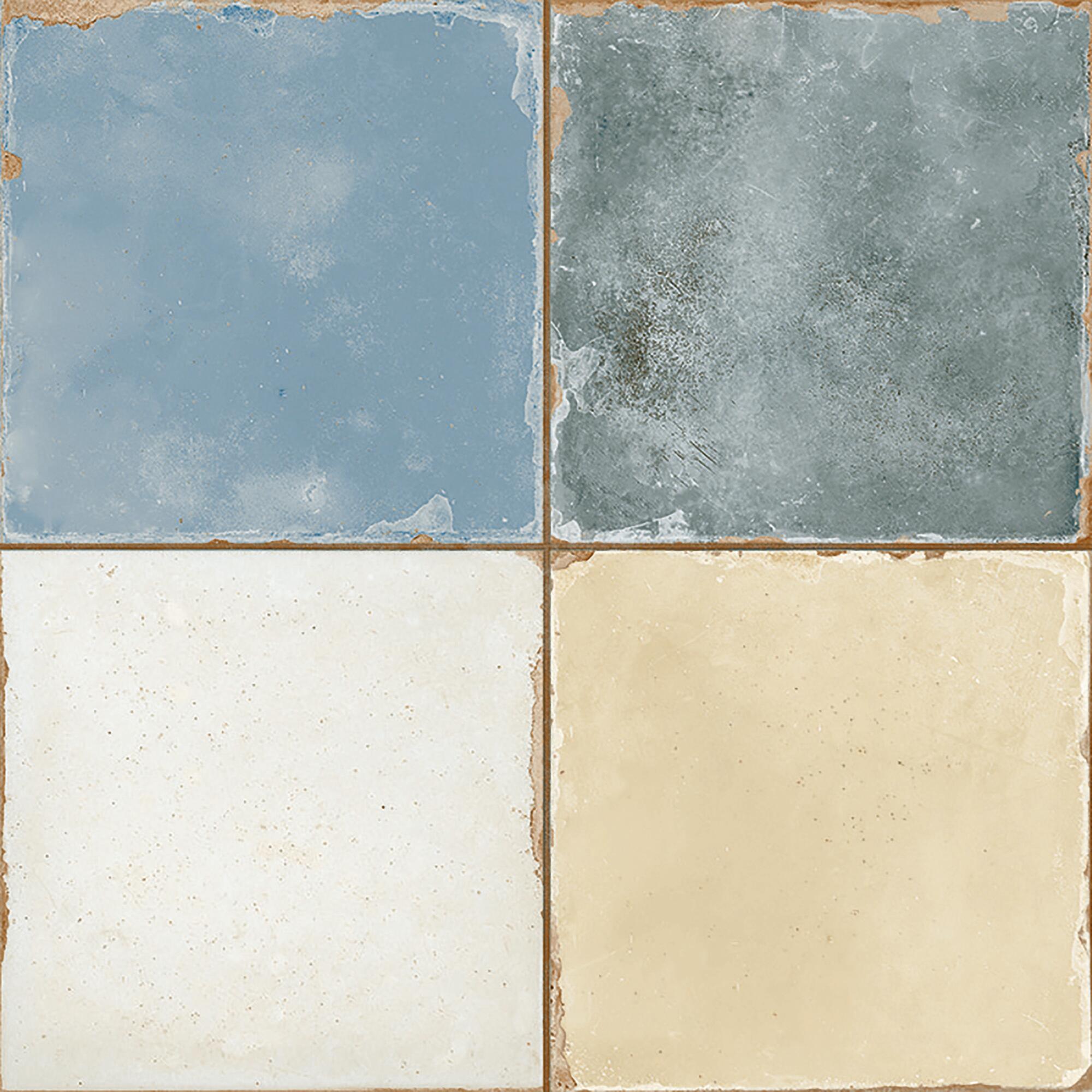 Suelo cerámico new grammy efecto cemento multicolor 45x45 cm c1 artens