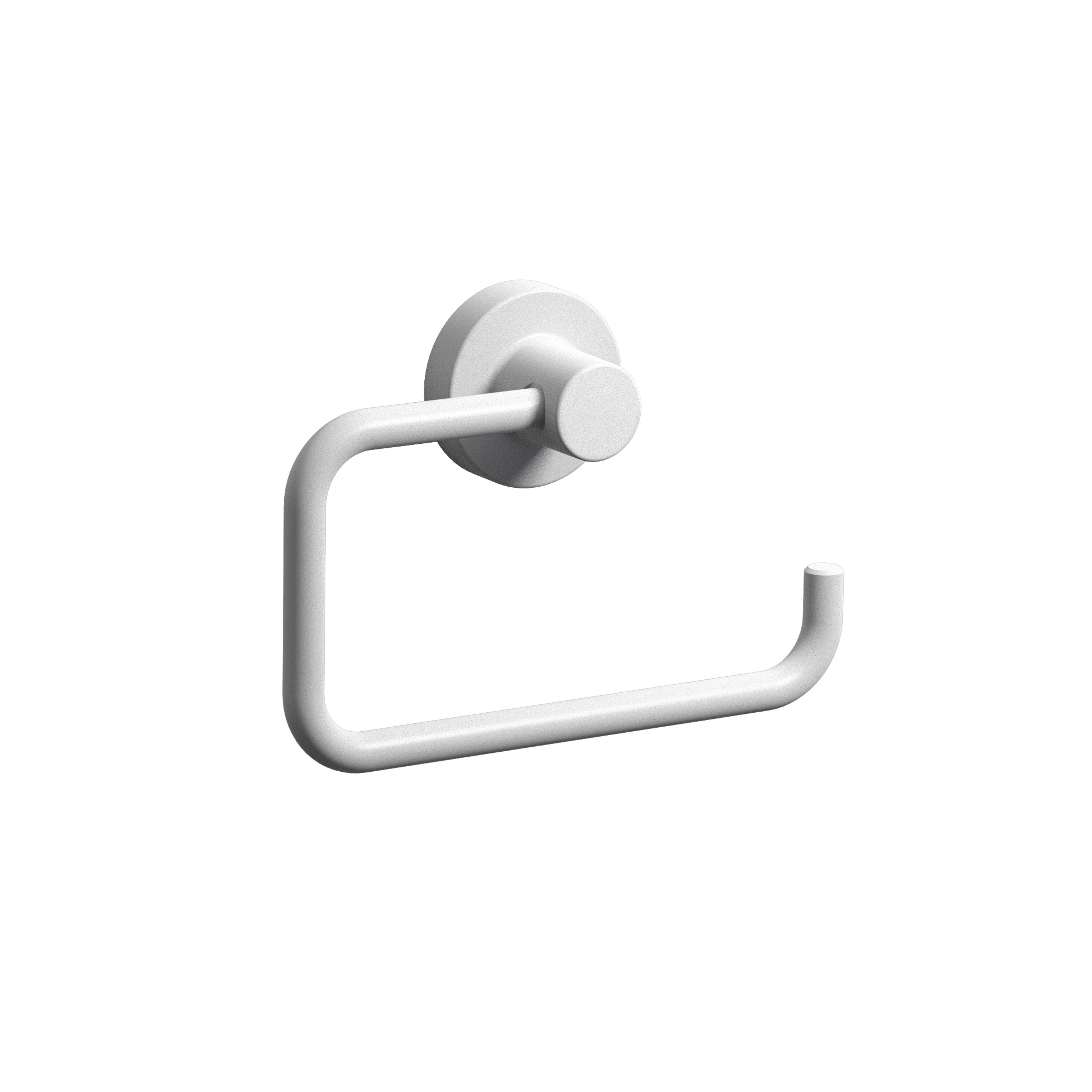 Toallero atornillar, encolado architecture blanco 16x11 cm