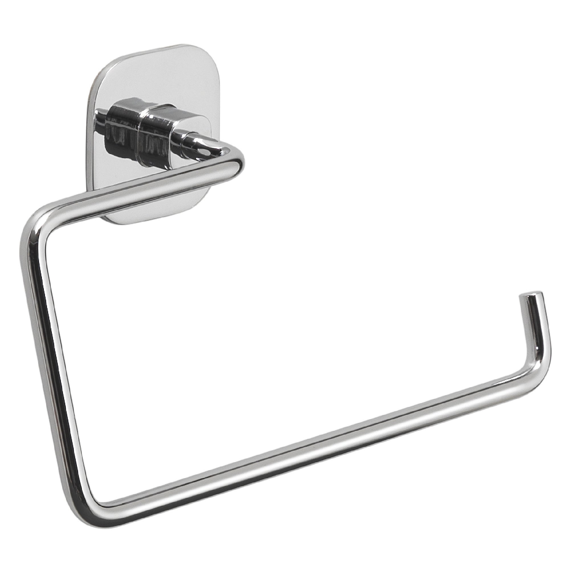 Toallero atornillar teide plata cromado 20x10 cm