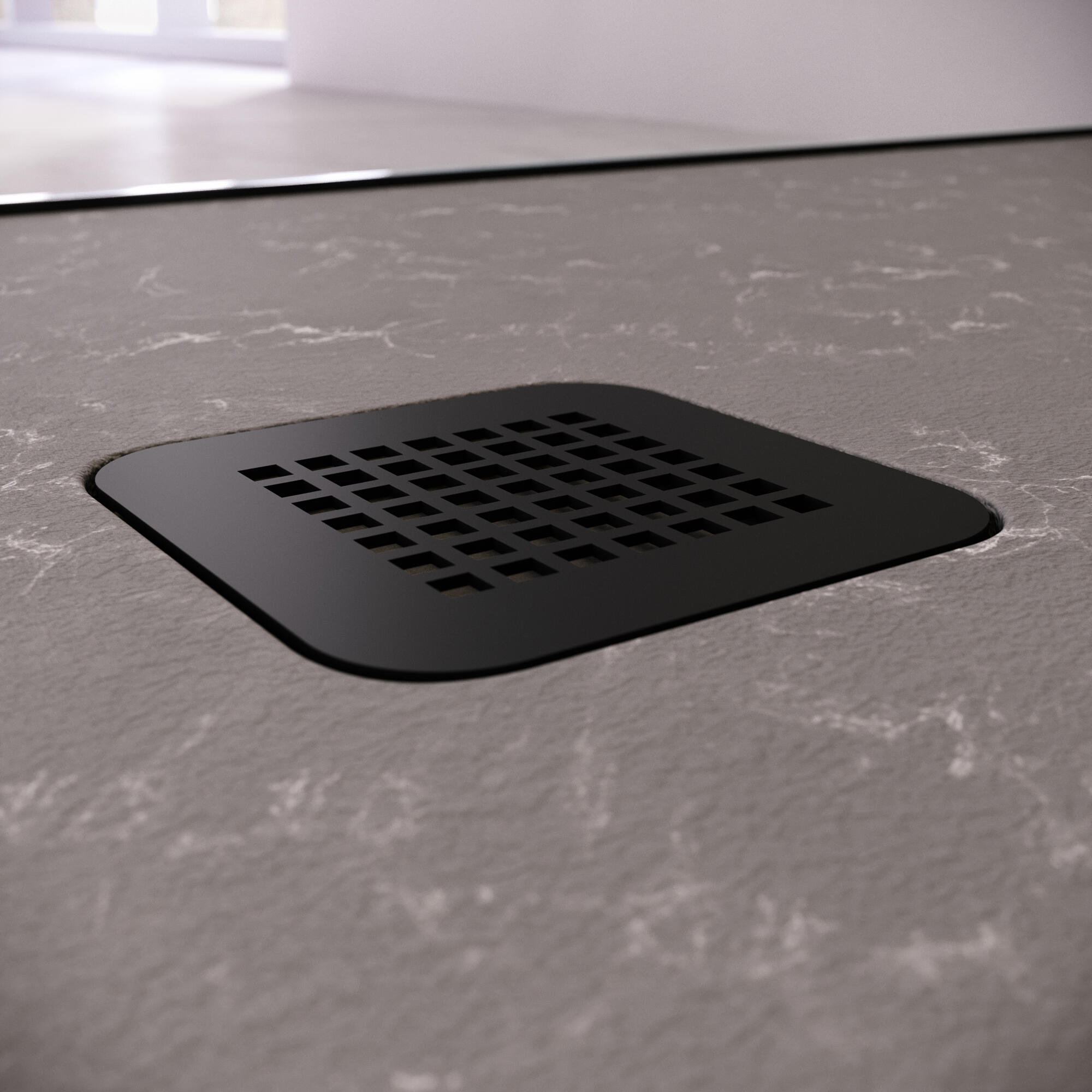 Rejilla plato Pietra negro mate - 4