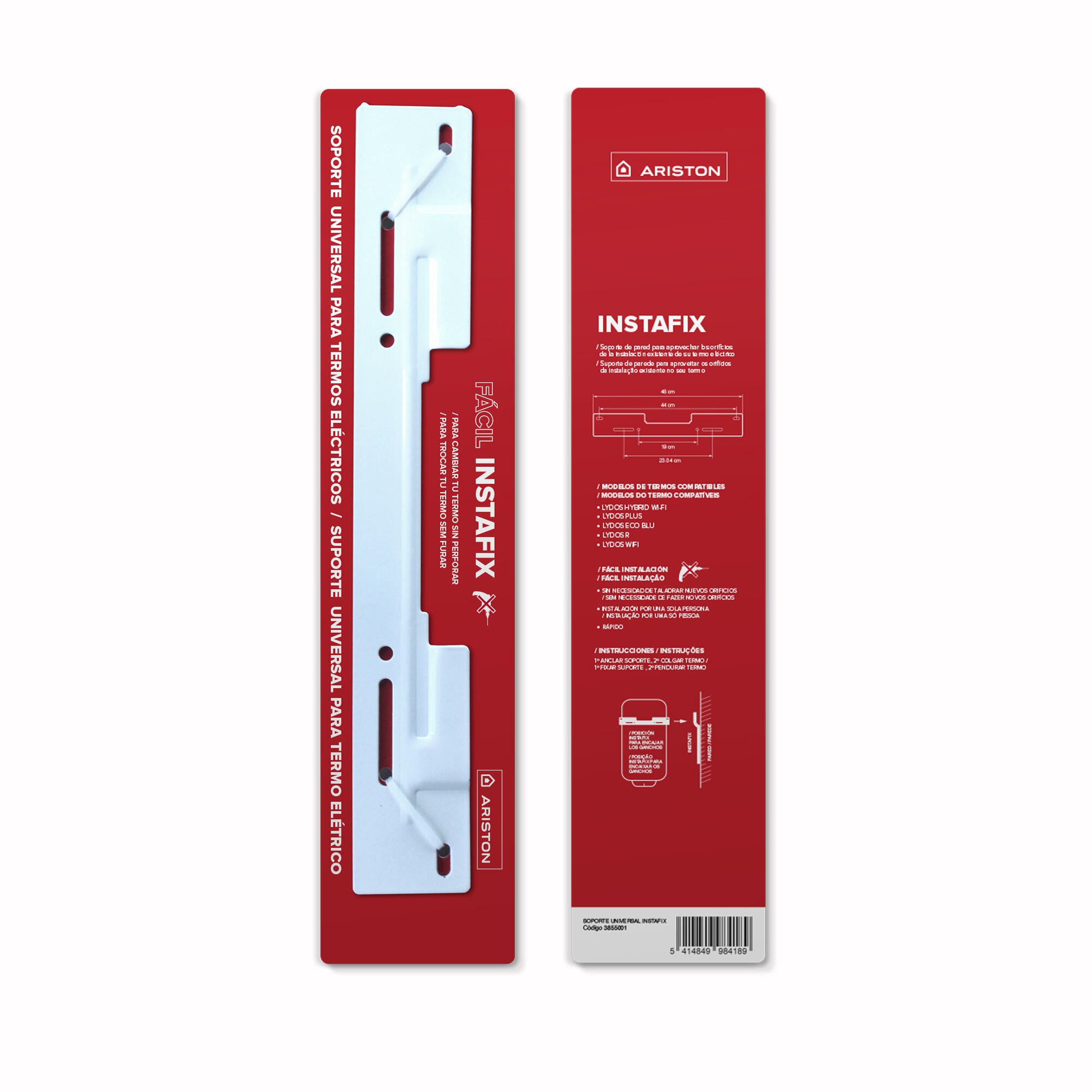 Kit com 1 suporte universal INSTAFIX - 8