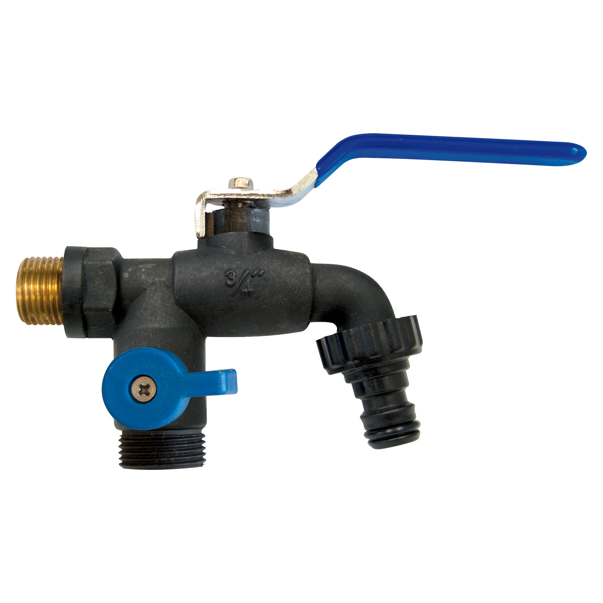 Grifo antihielo ½” con dos salidas ¾” y toma automática - 5