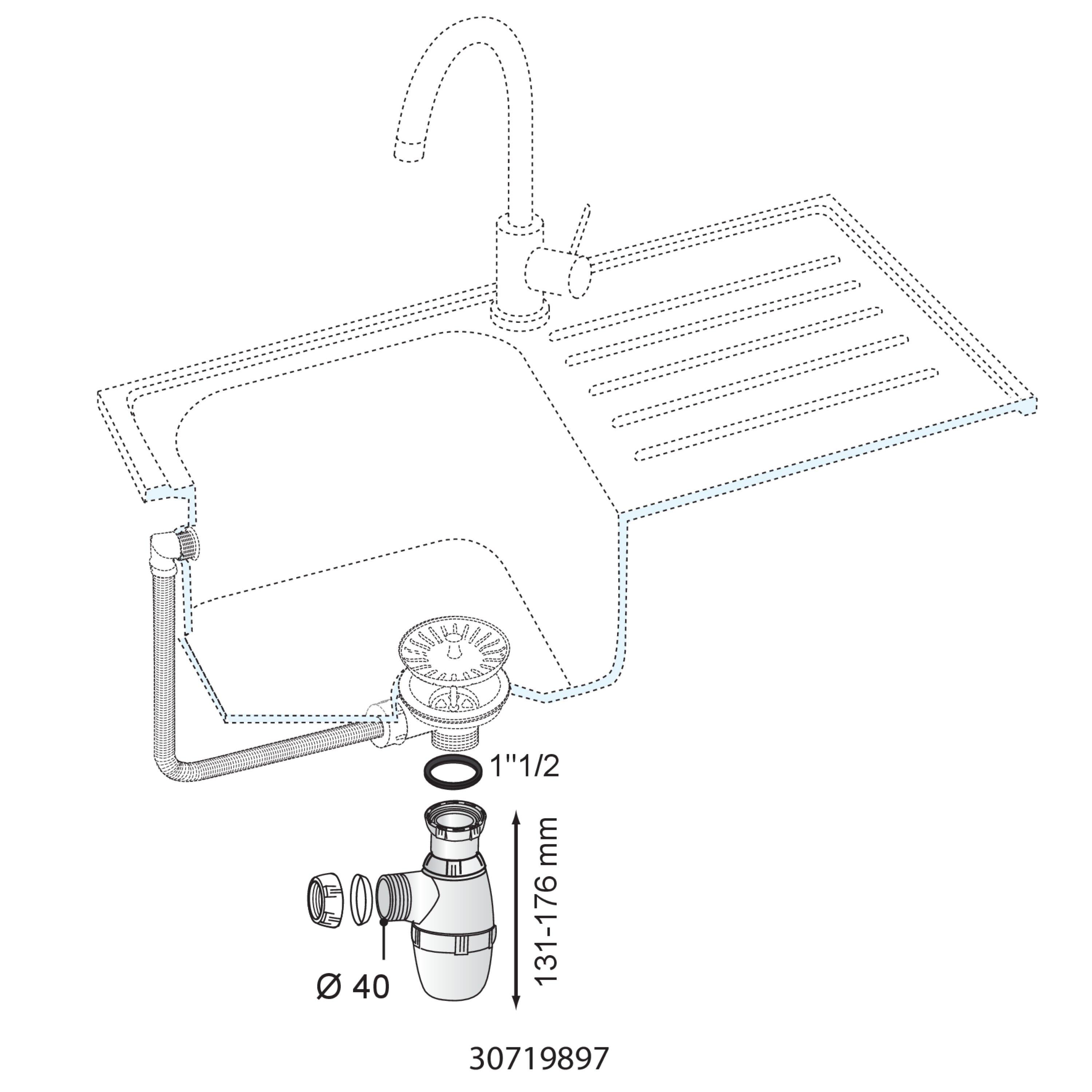Sifão garrafa D40 - 2