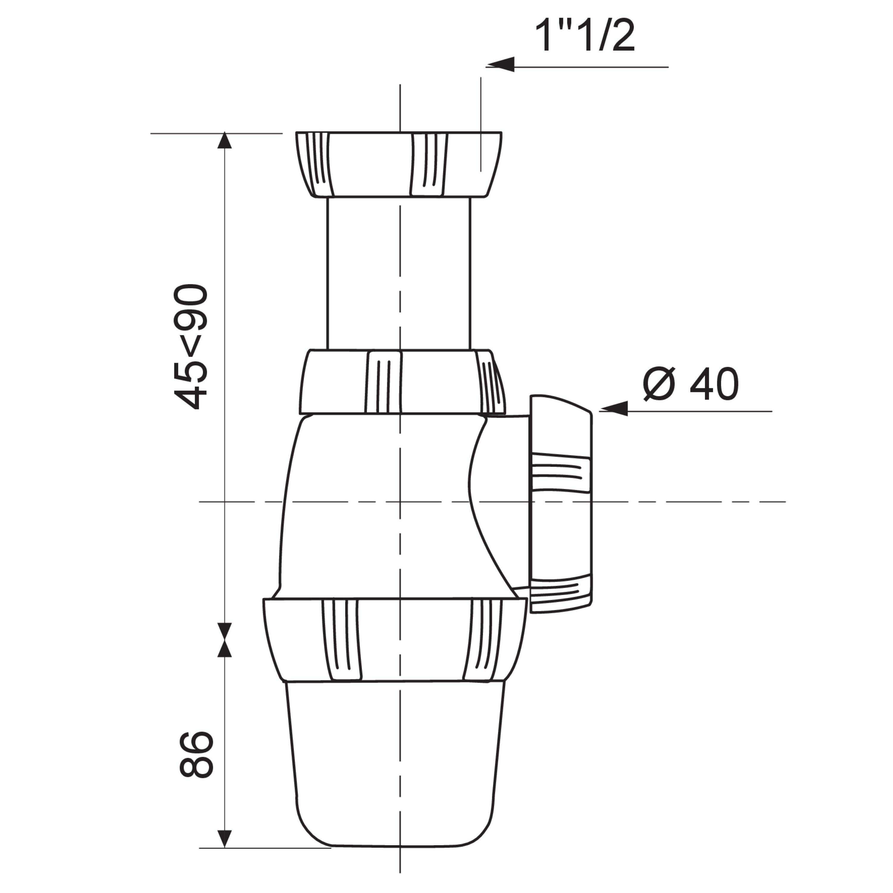 Sifão garrafa D40 - 3