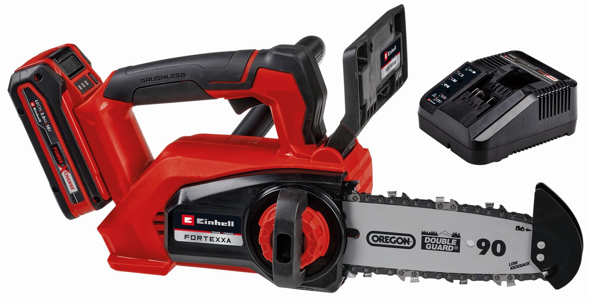 Motosierra a batería einhell fortexxa 18/20 th 18v 3 ah 20 cm longitud espada