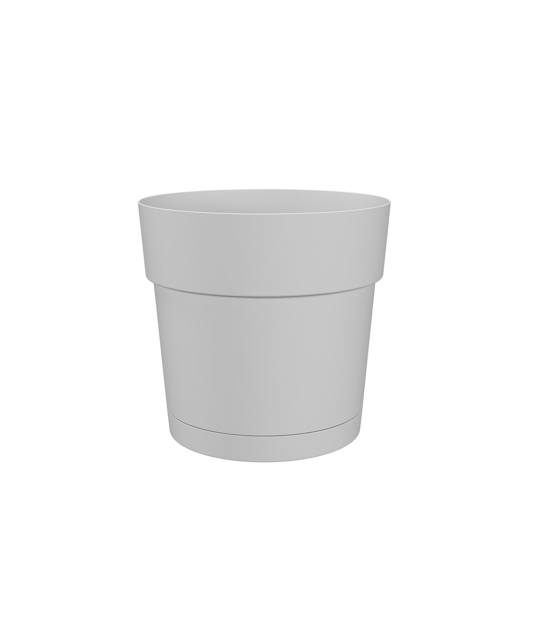 Maceta auto riego de polipropileno capri blanco 29.5x29.5x28.2cm