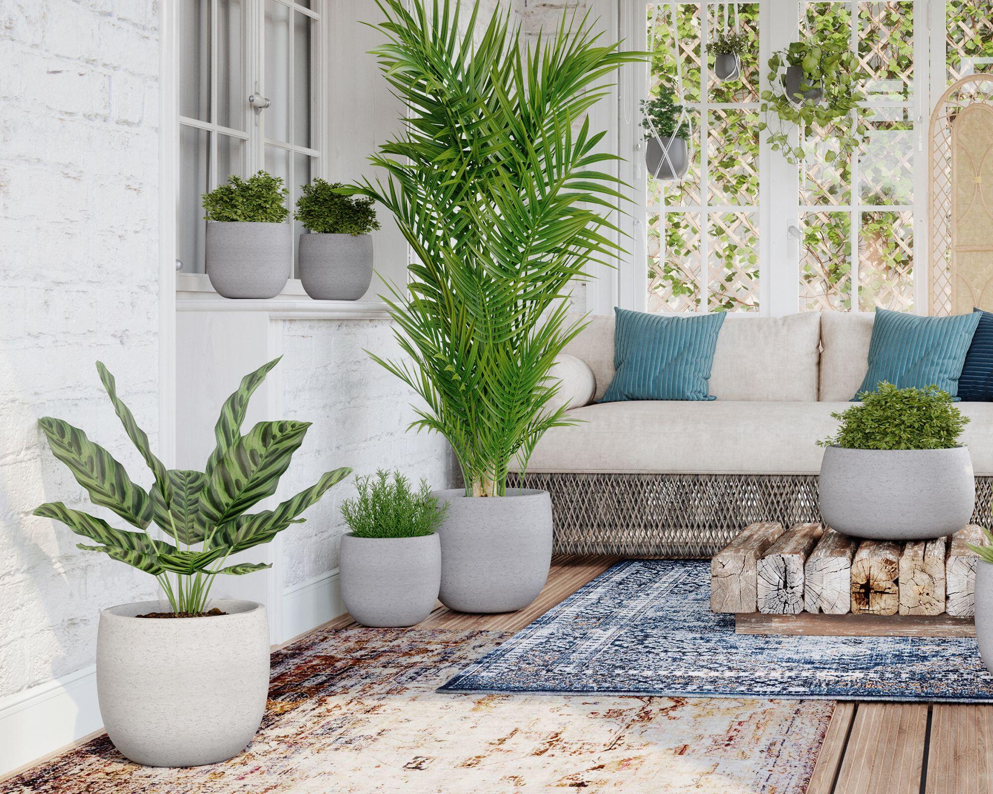 Vaso de cerâmica HEMERA 20cm ANTRACITE ARTEVASI - 5