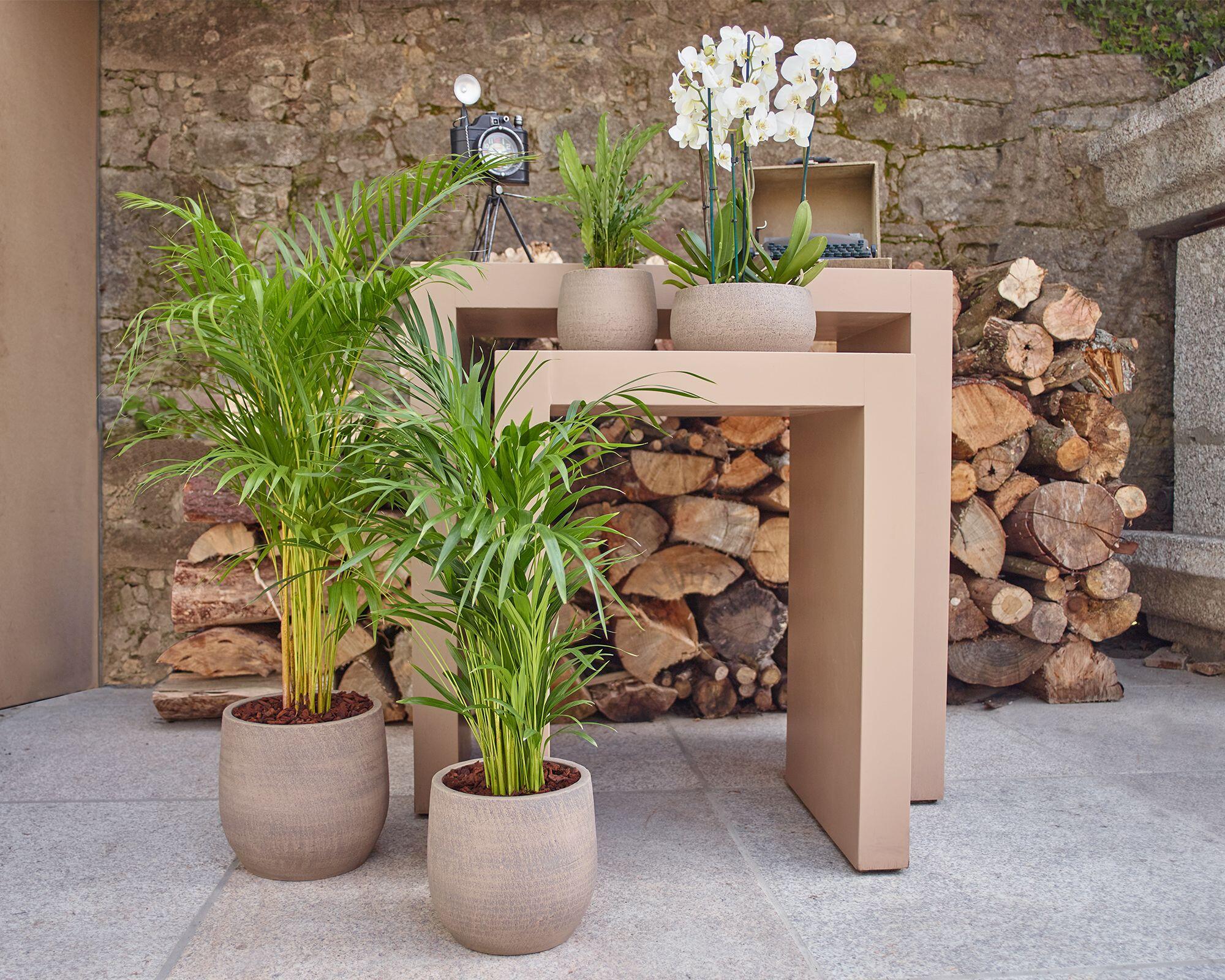 Vaso de cerâmica HEMERA 25CM CREME - 8