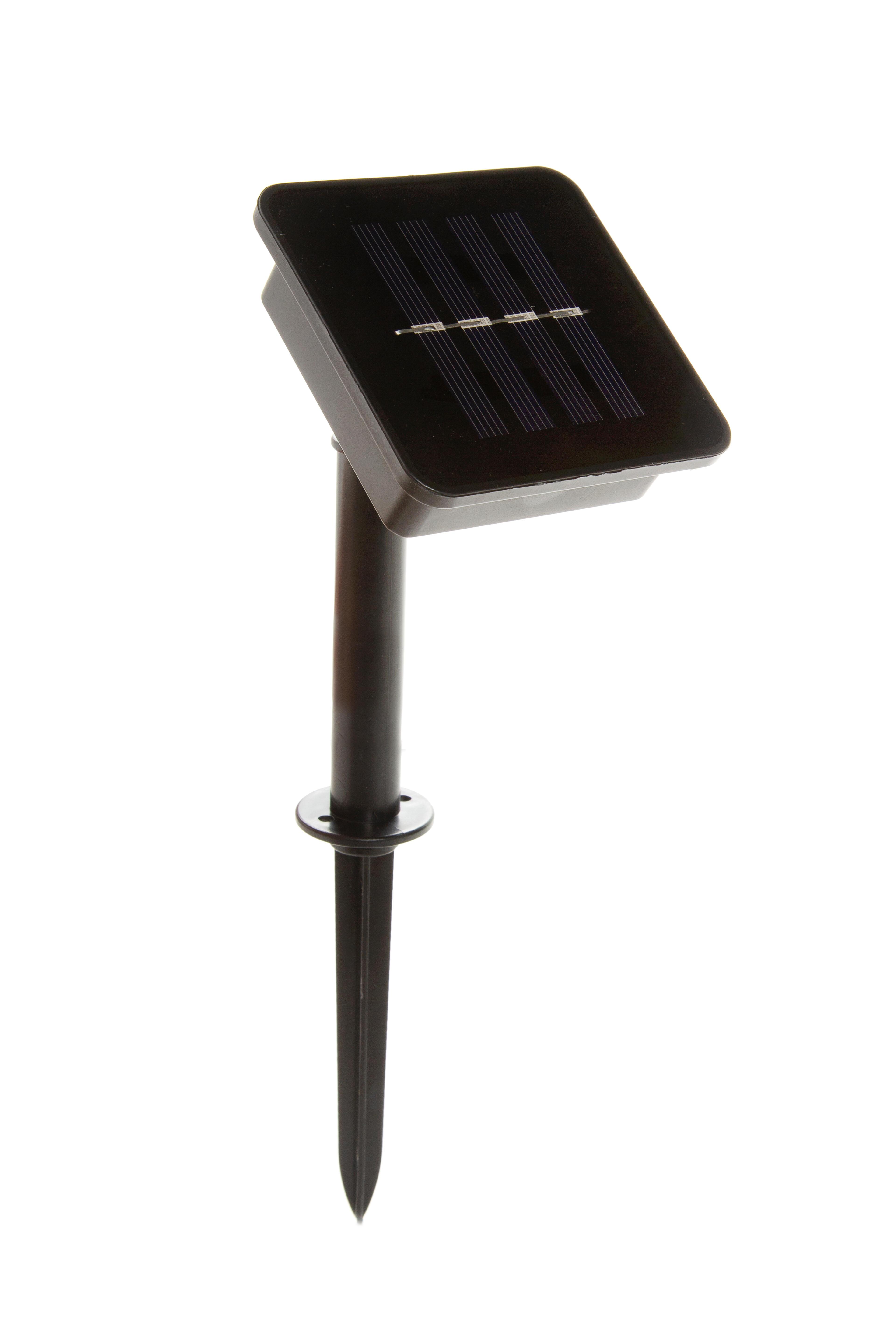 Guirnalda iluminada decorativa con 100 bombillas LED blanco de 6.95 metros de iluminación para exterior solar - 4