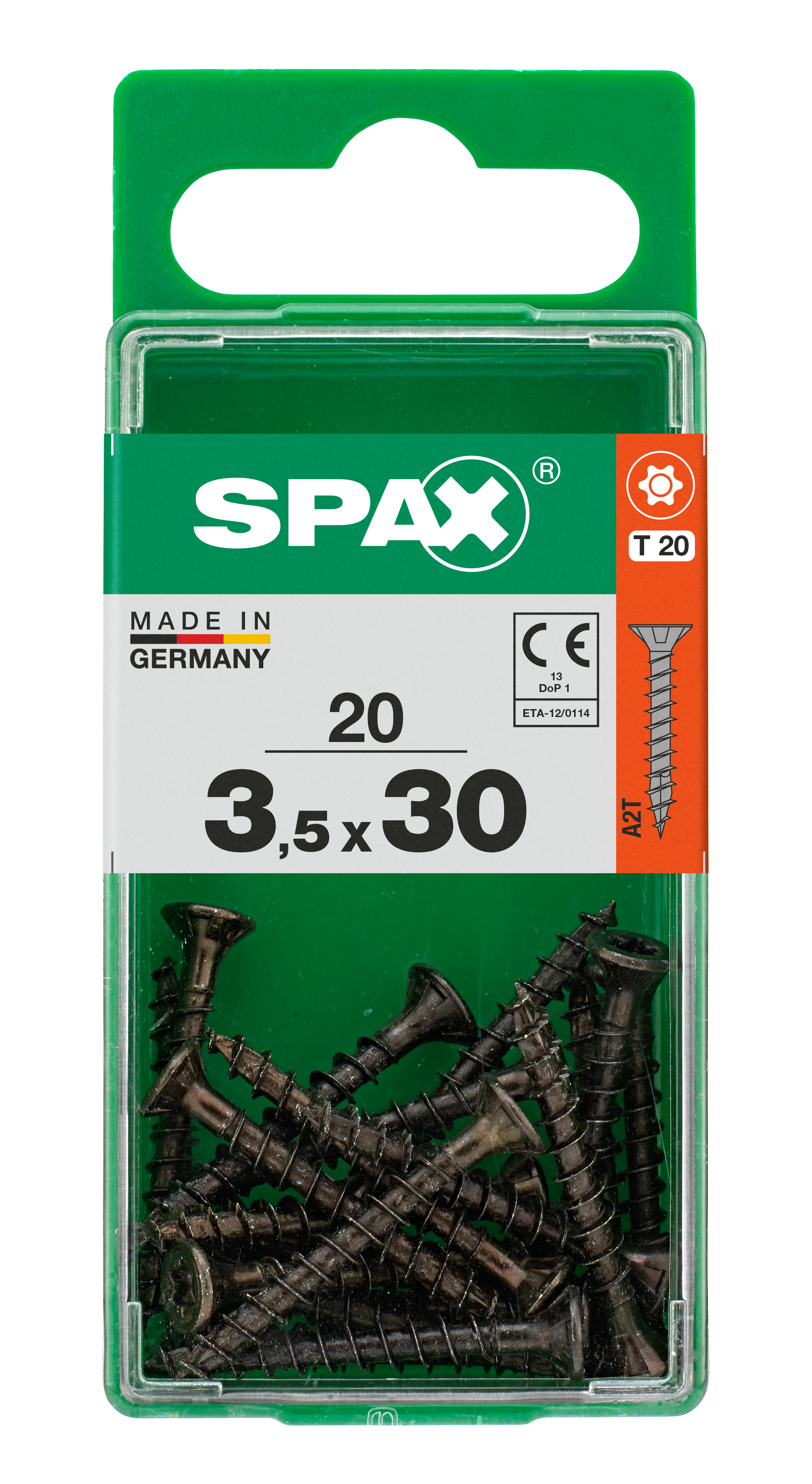 25 Tornillo para madera SPAX T-star+ con cabeza plana avellanada, ø 3 x L. 30 mm - 2