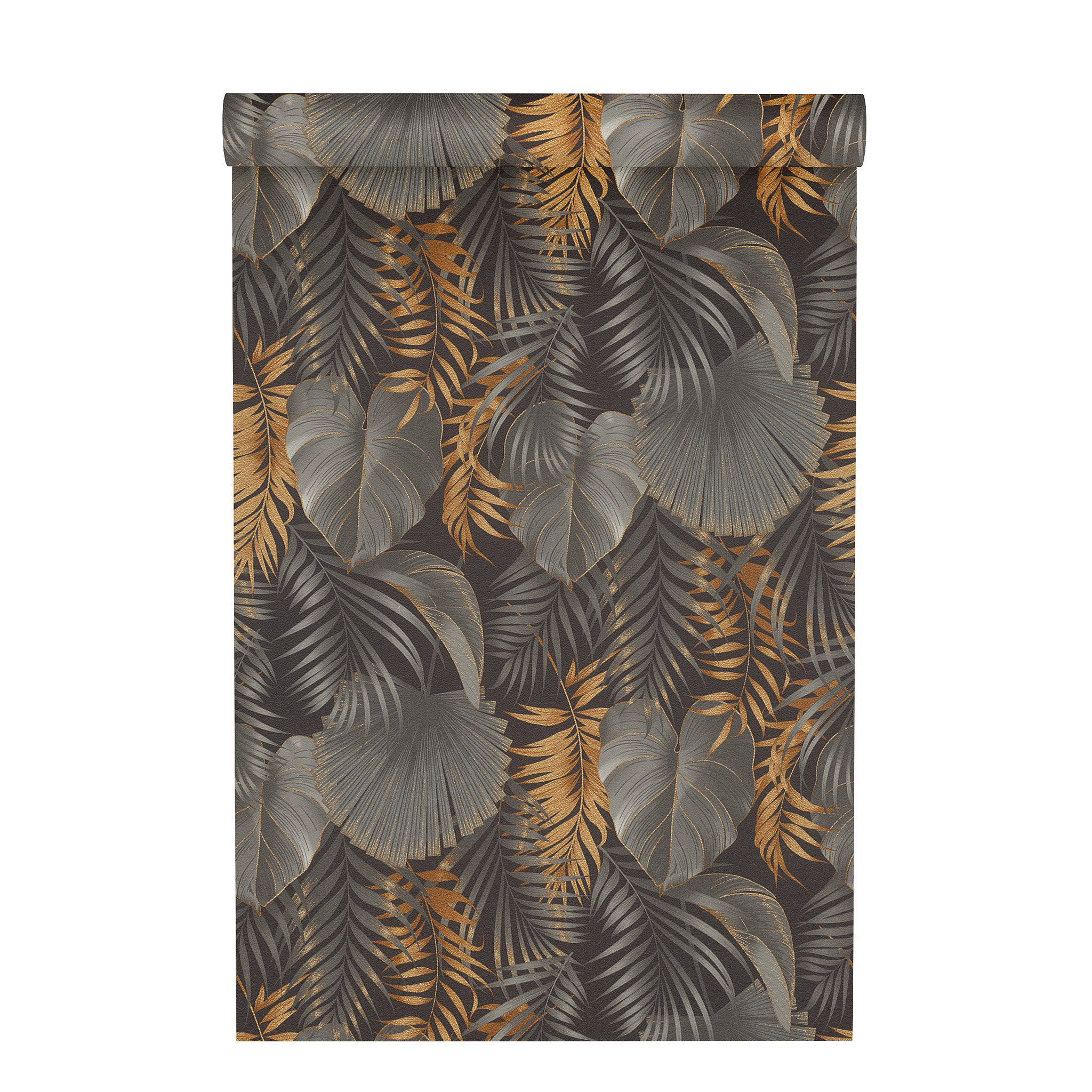 Carta da parati PARATO ORO NERO STEFANIA oro, nero, 53 cm x 10.05 m - 12