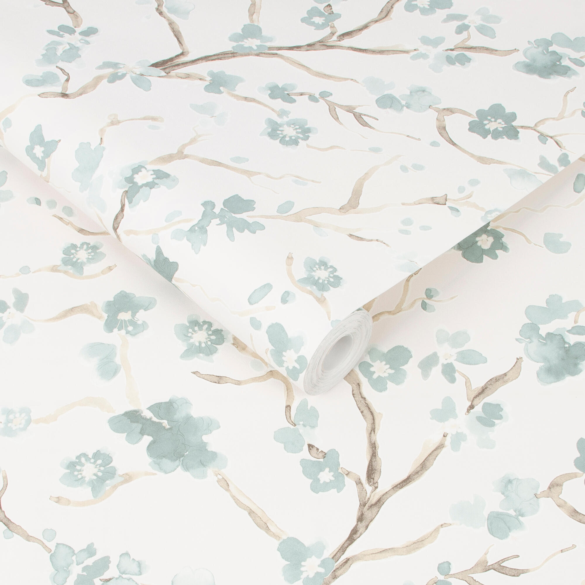 Papel pintado vinilo aplicación cola en pared Naturaleza Ushi blanco  SUPERFRESCO EASY 52cmx10.05m limpìeza con paño húmedo apto para cocinas o baños - 6