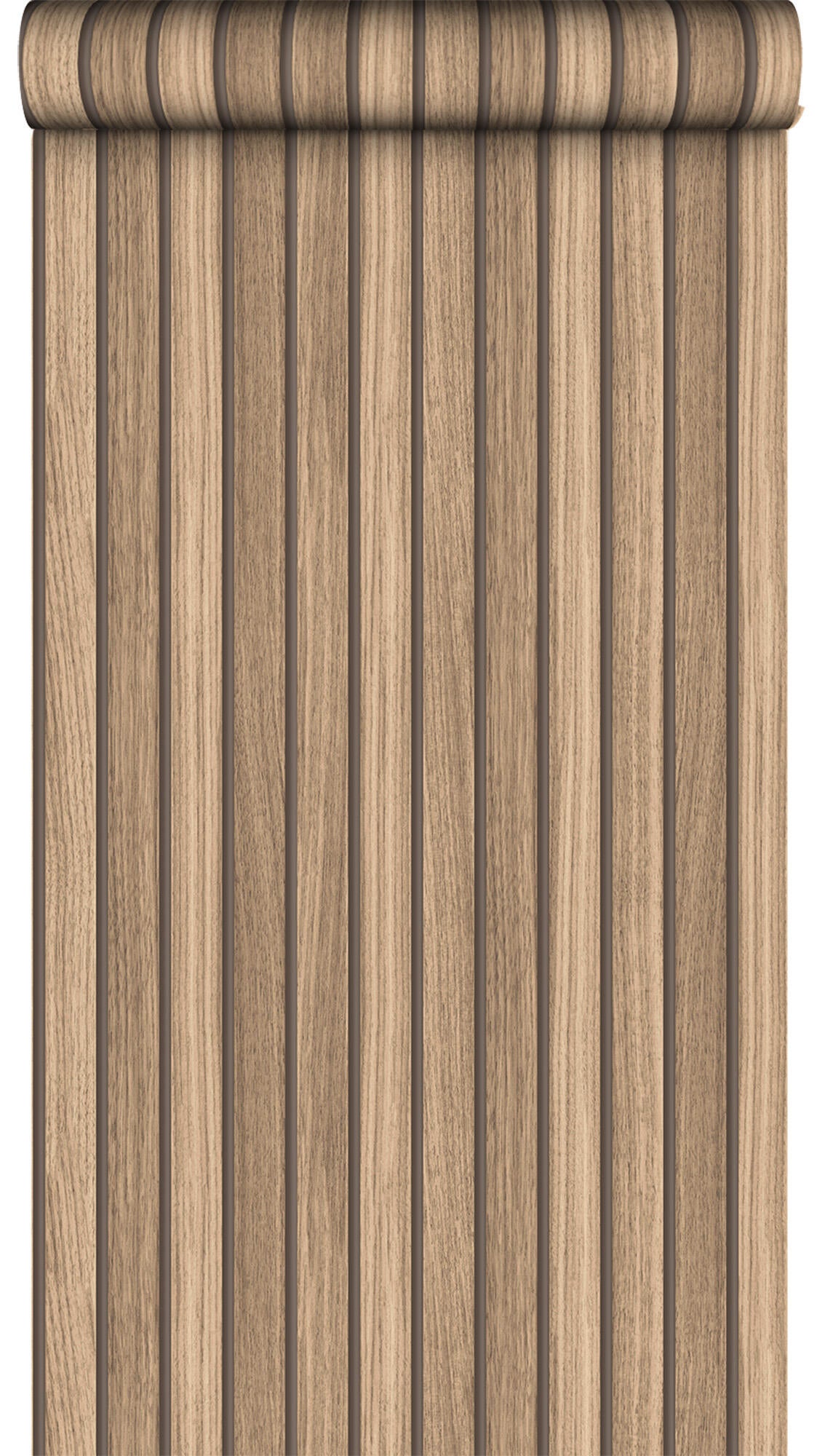 Papel pintado vinilo aplicación cola en pared Trampantojo Palillería marrón  SUPERFRESCO EASY 52cmx10.05m limpìeza con paño húmedo apto para cocinas o baños - 6