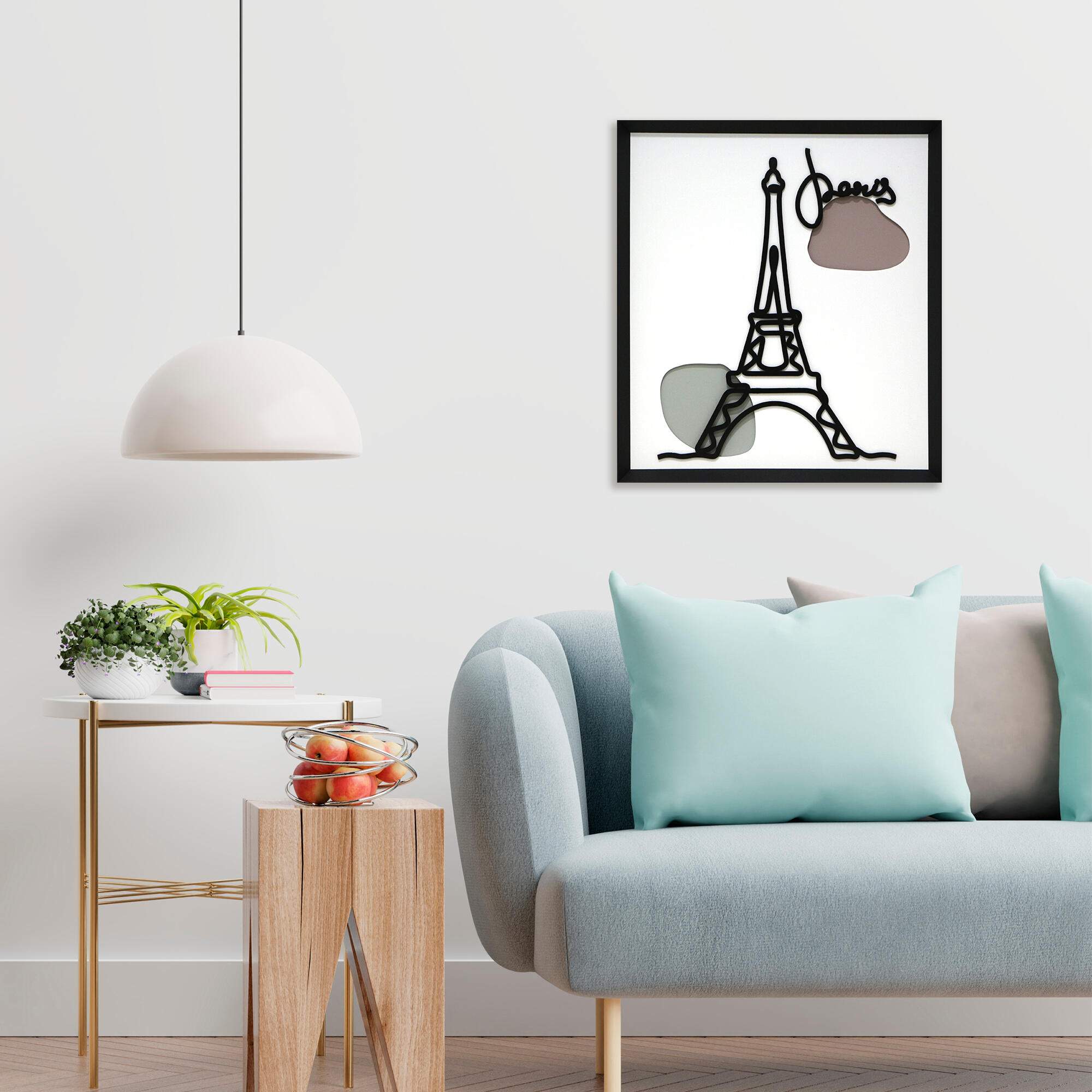 Cuadro decorativo torre eiffel 40 cm x 45 cm