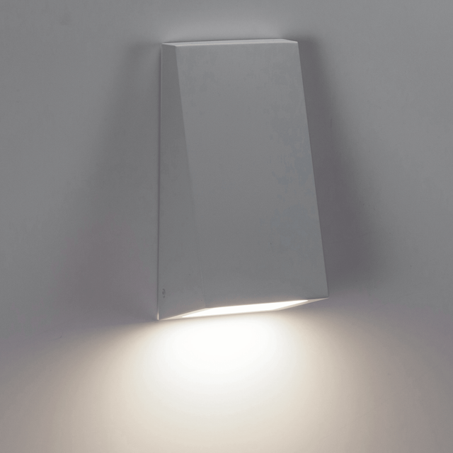 Candeeiro de parede exterior Balboa E27 IP44 24.9cm branco Inspire