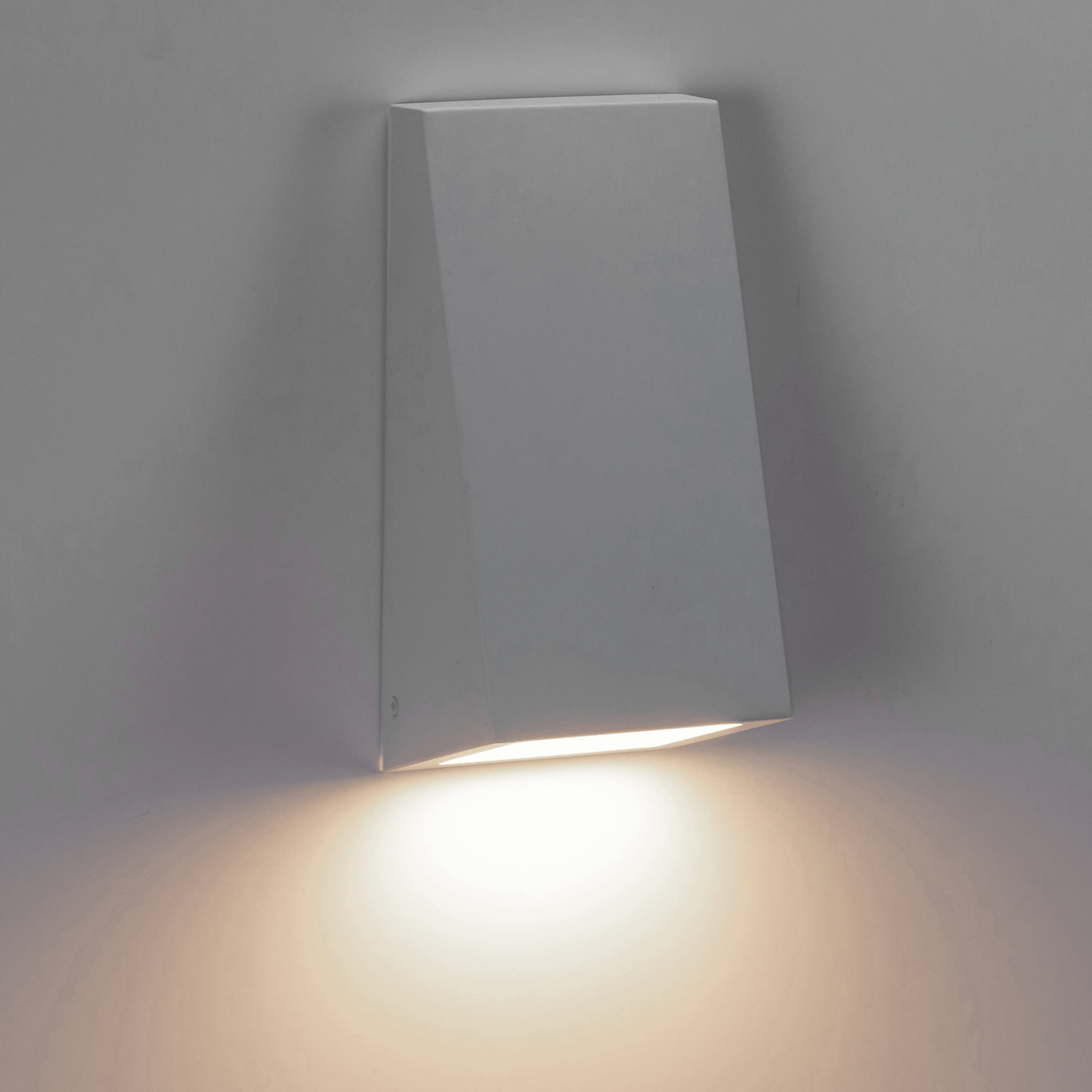 Aplique de pared exterior blanco 1 luz E27 de aluminio Inspire Balboa IP44 - 5