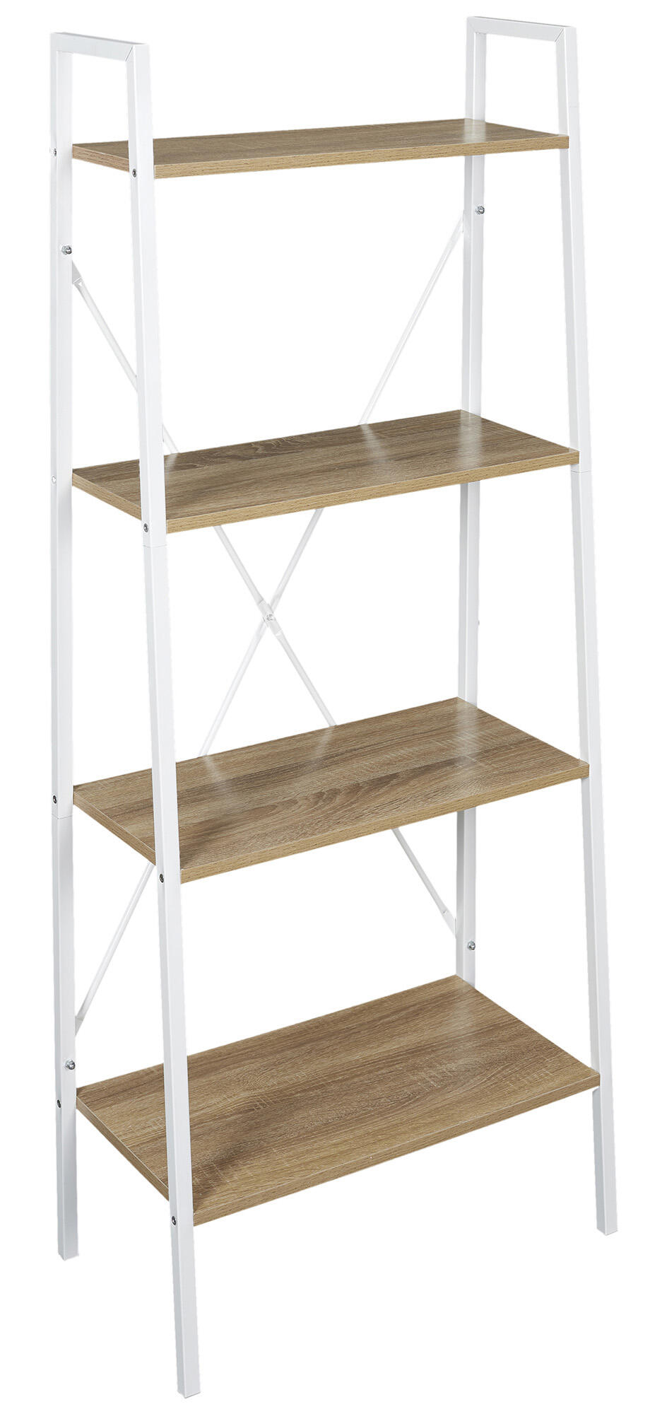 Kit estantería madera blanco de 148x32.5x60cm
