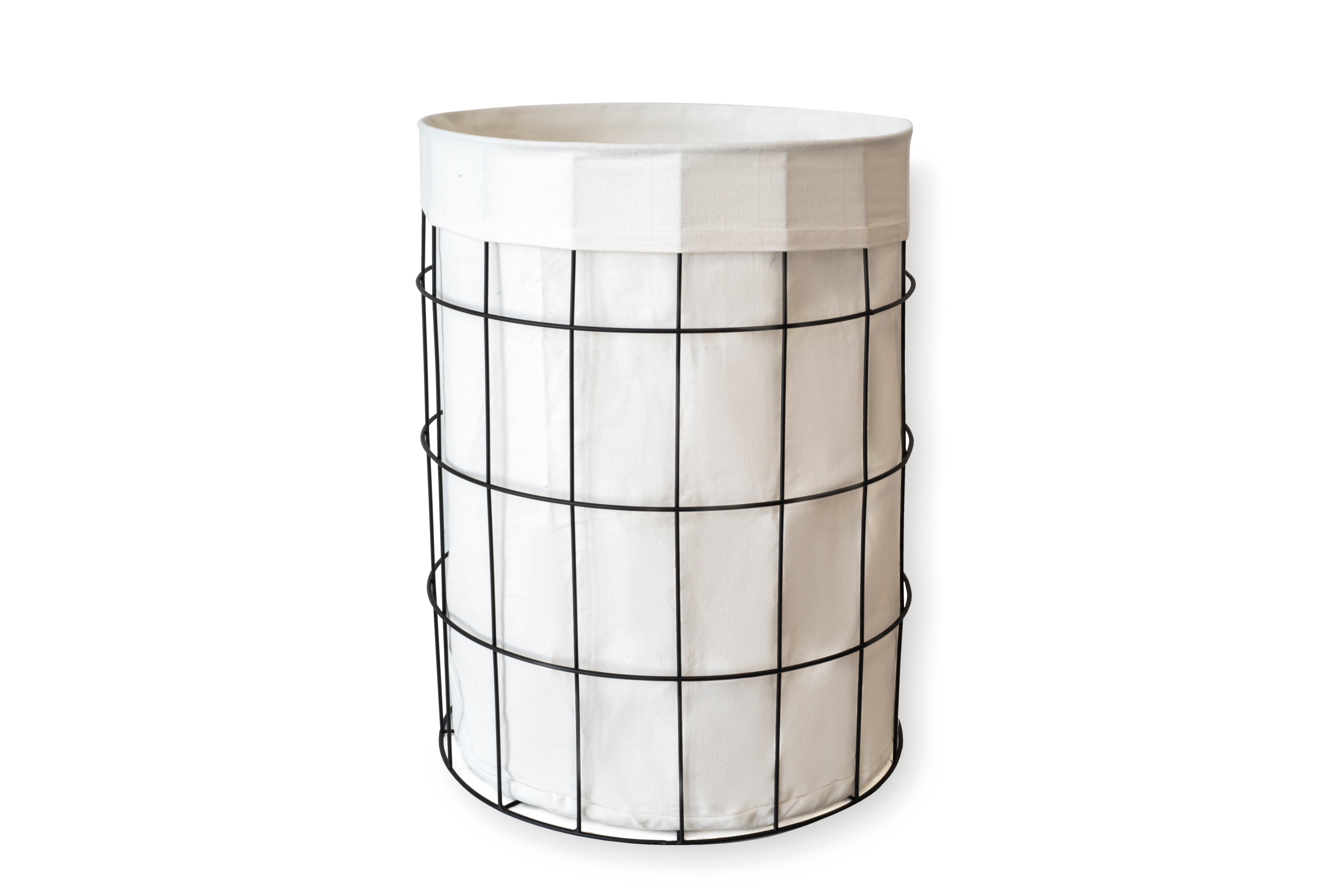 Cesta de hierro cunor negro 75l de capacidad