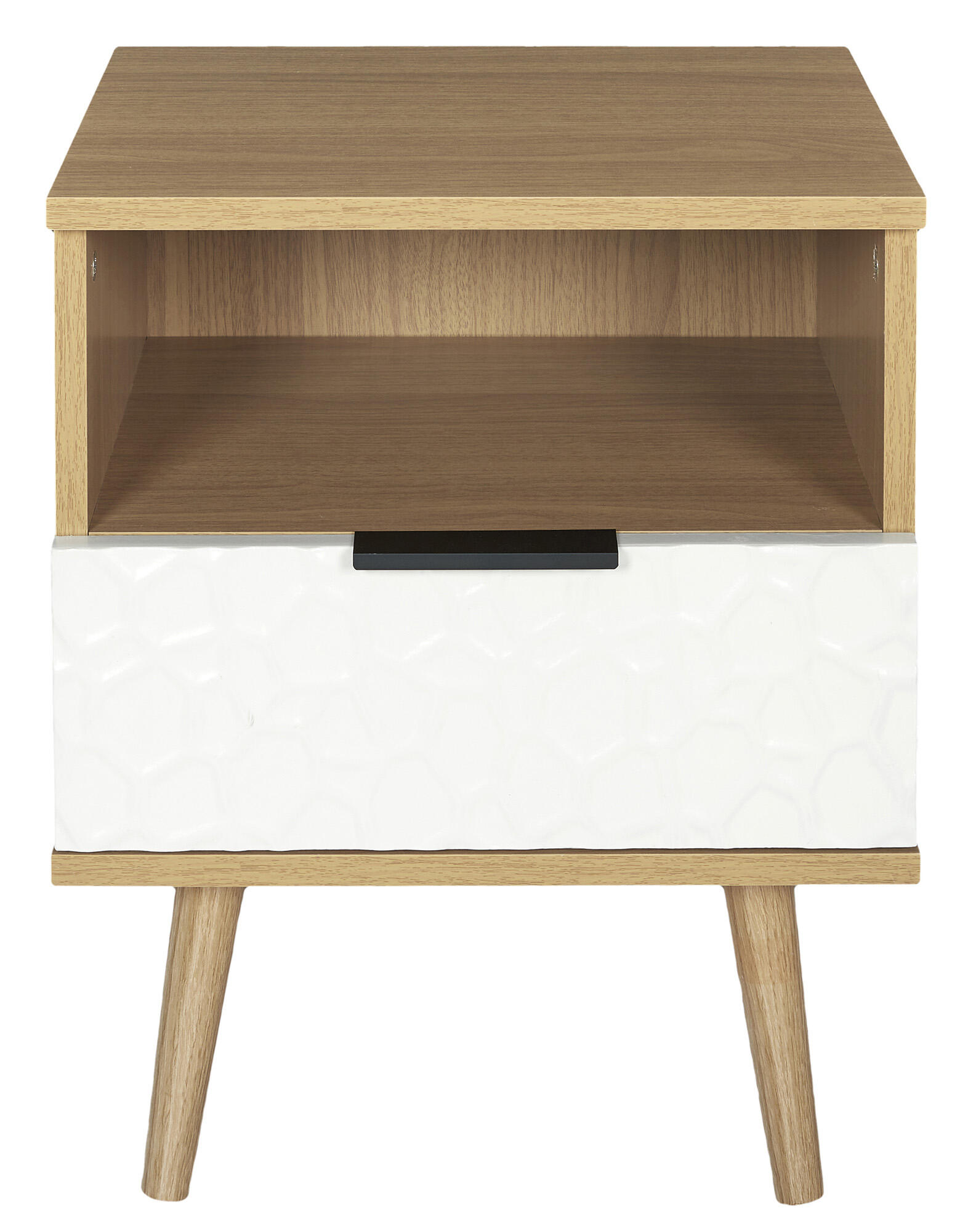 Cajonera kit sven de madera color blanco con un cajón de 49x40x35cm