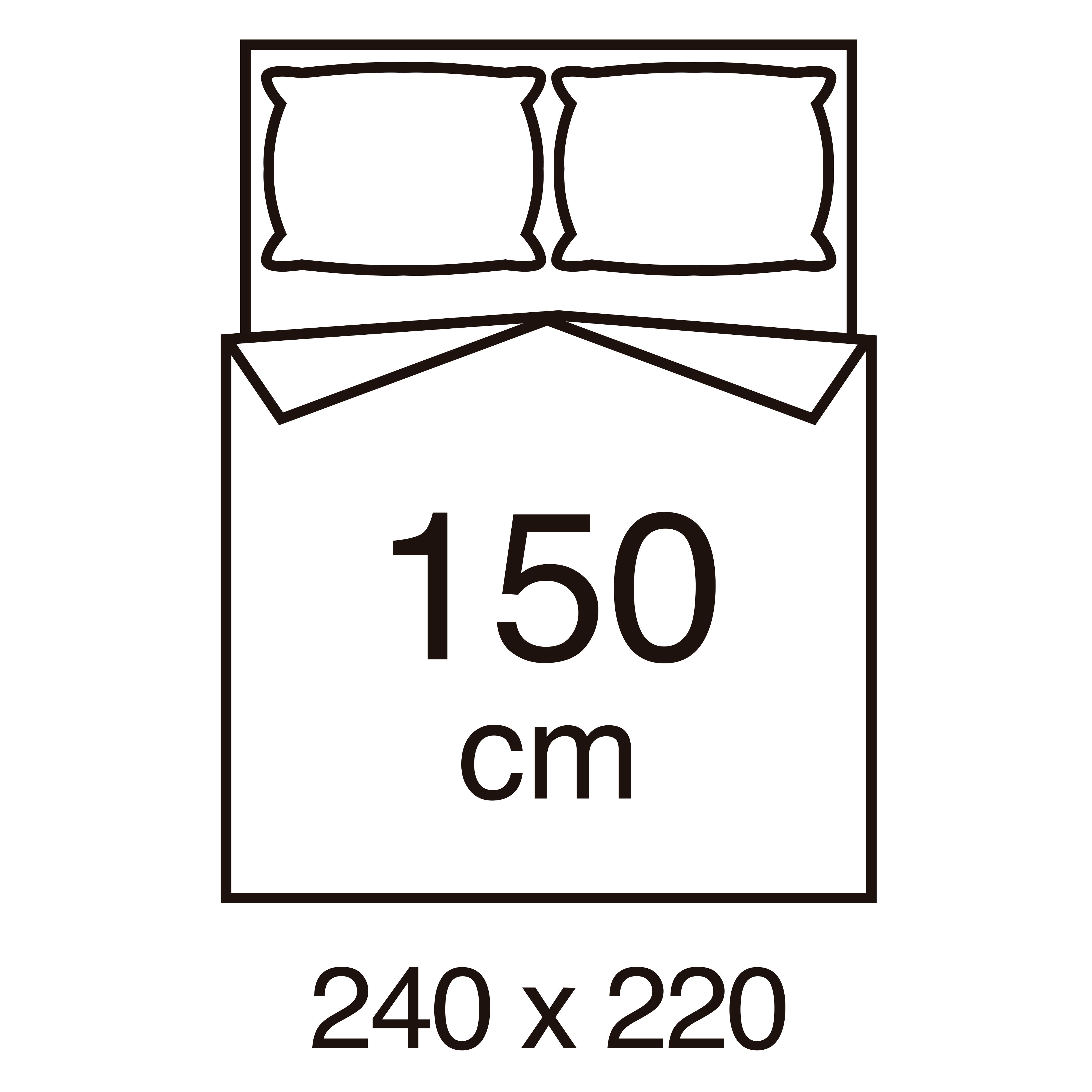Relleno nórdico antiácaros blanco fibra hueca poliéster 400 g para cama de 150 cm largo 220 cm - 2