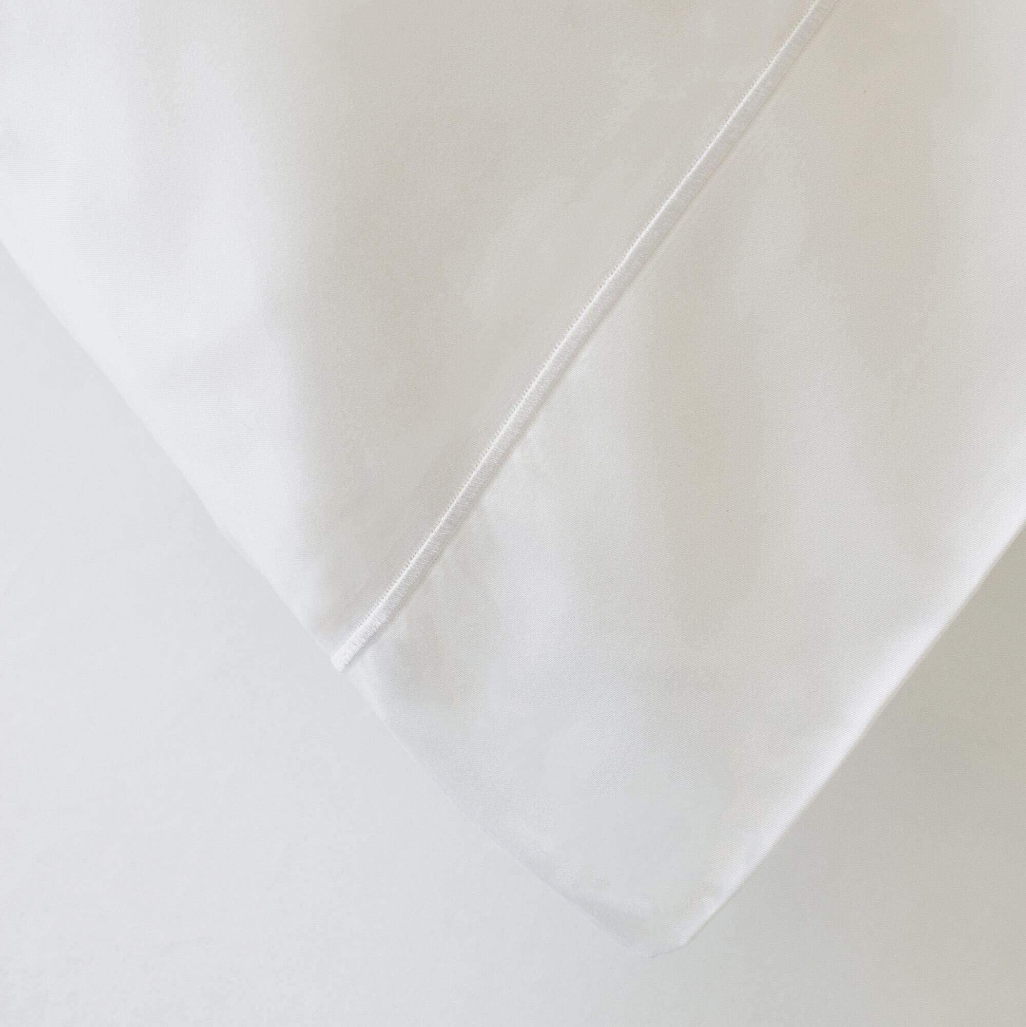 Funda de almohada Bordón INSPIRE  algodón 400 hilos blanco 45 x 110 cm - 7