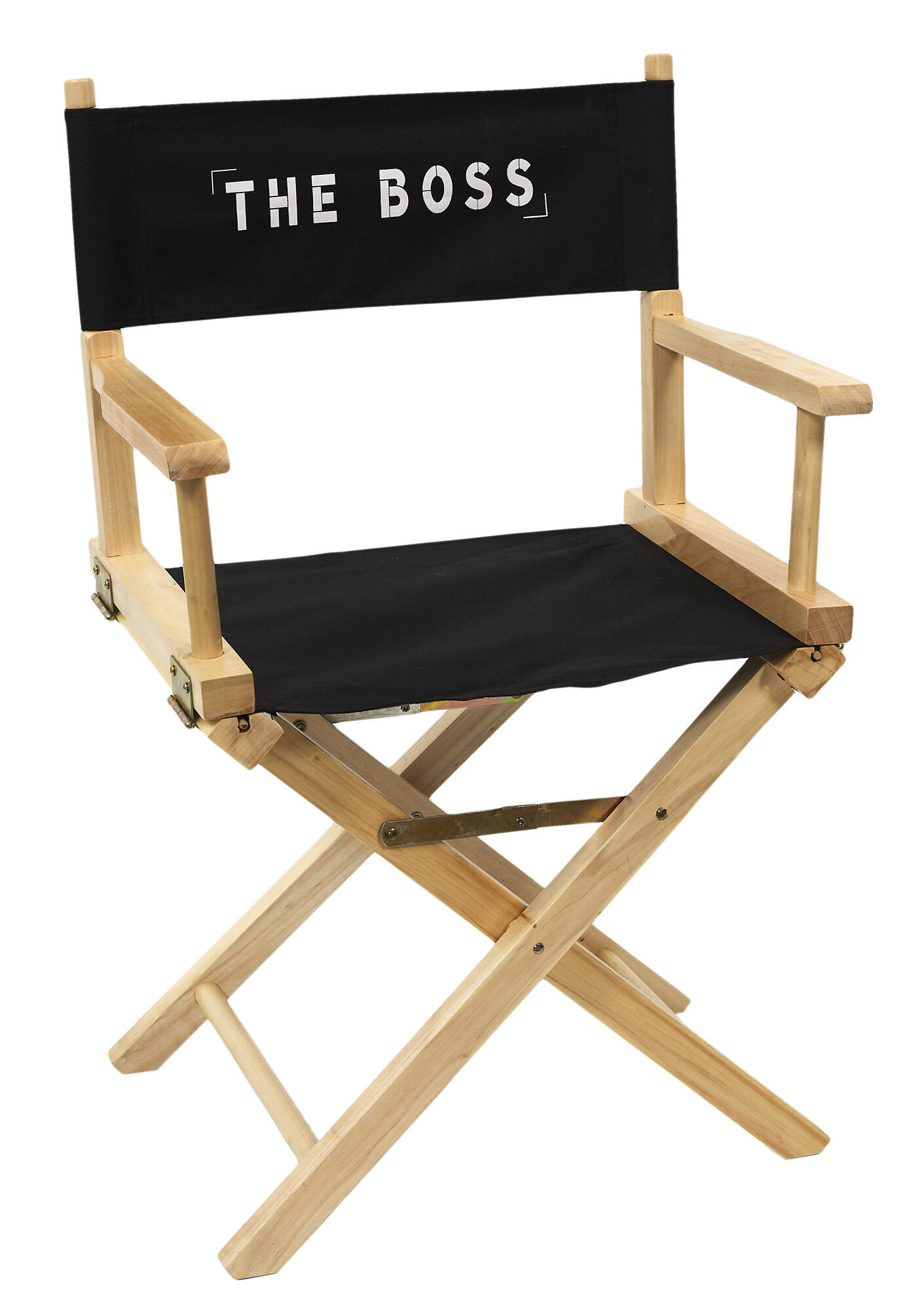 Silla de comedor the boss de madera color negro de 54,5x88x47,5cm