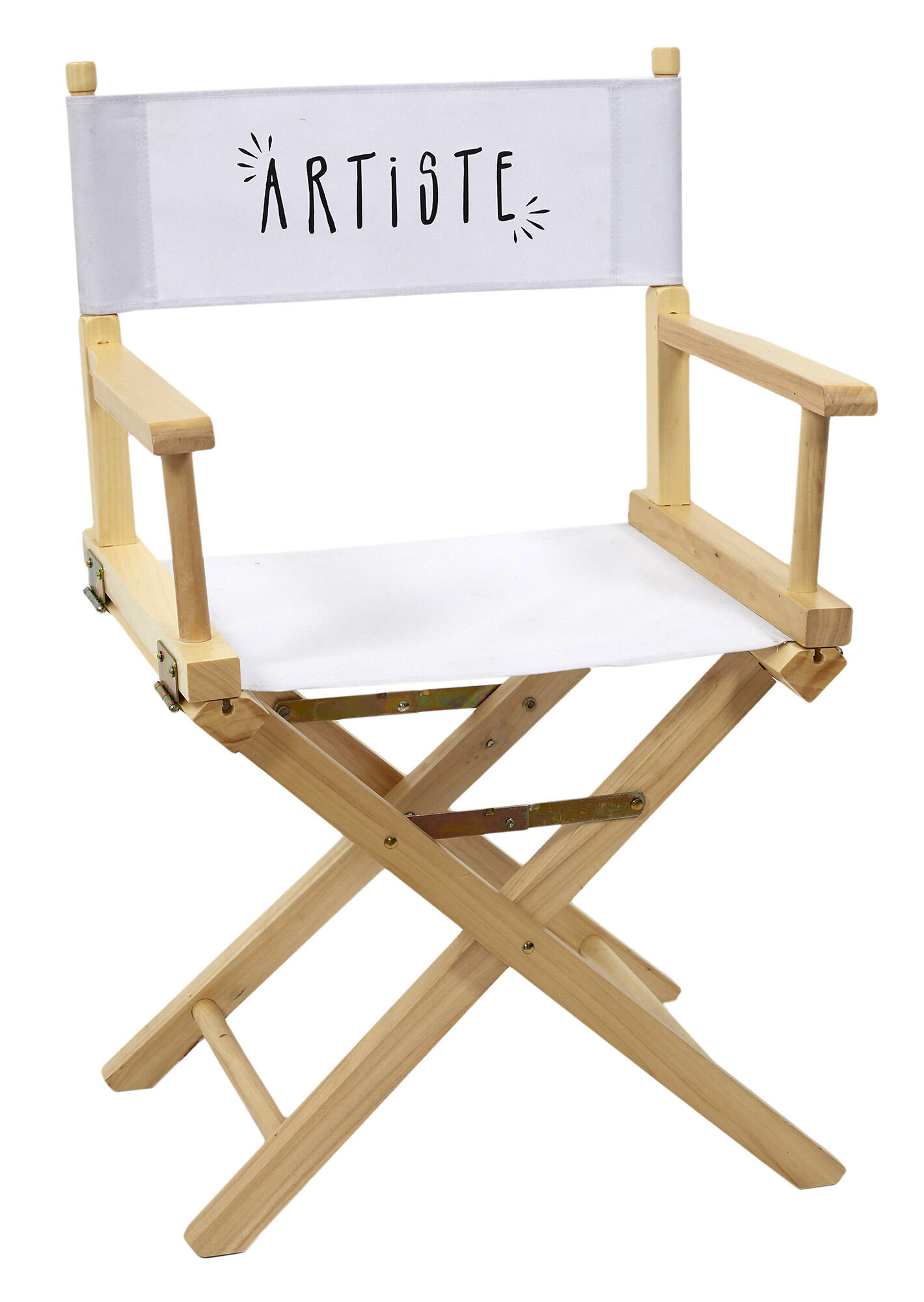 Silla de comedor artiste de madera color blanco de 83x40x54cm