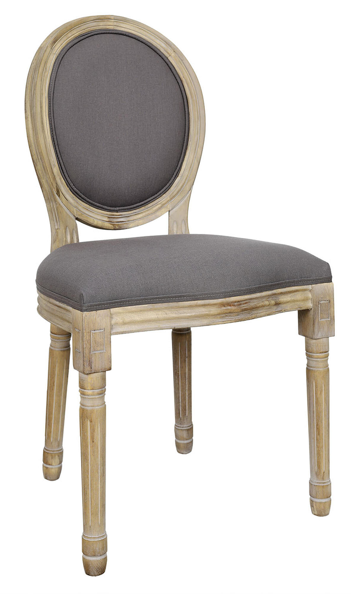 Silla de comedor eleonor de madera color beige de 95,3x44x51cm