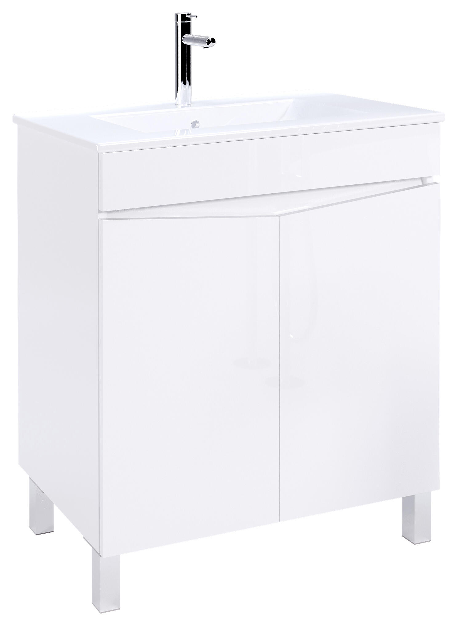 Móvel com lavatório KEY 70 BRANCO - 3