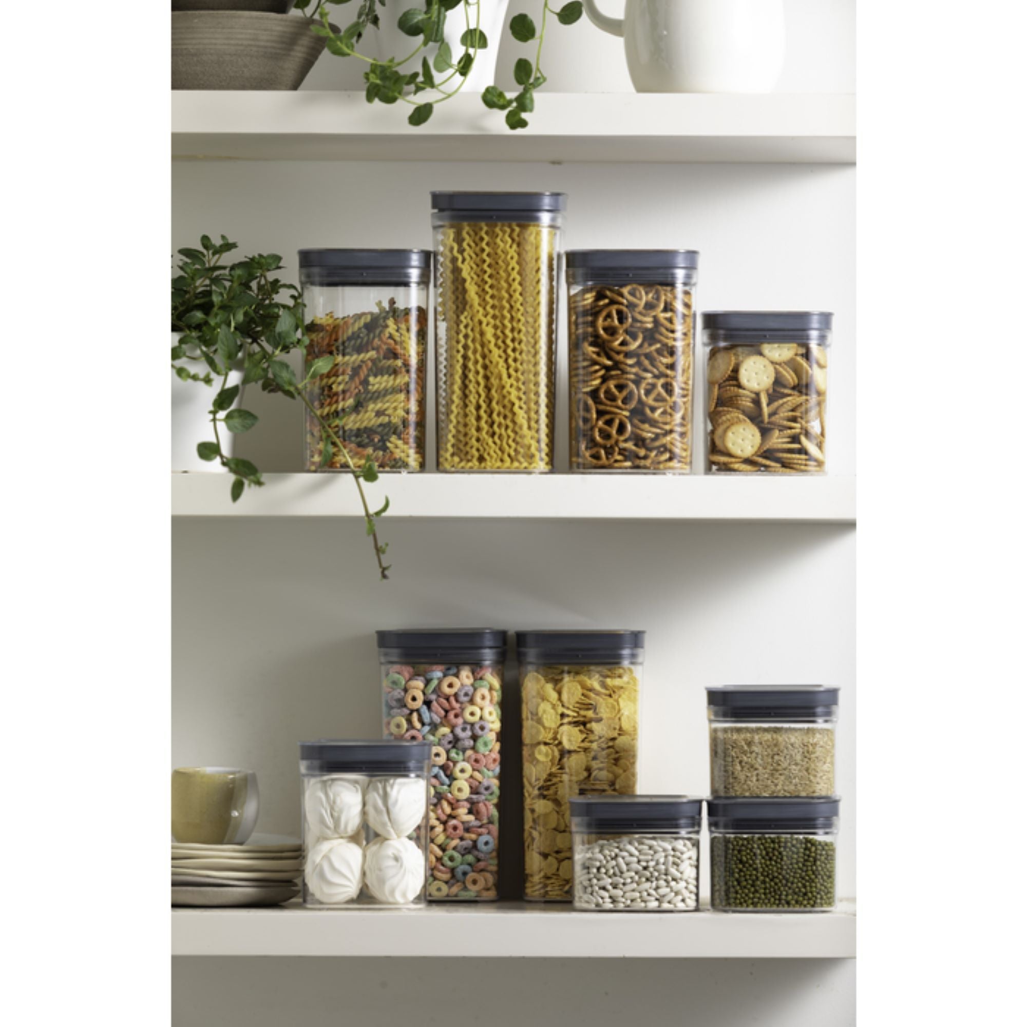 Frasco com tampa 1,3L transparente Keter - 2