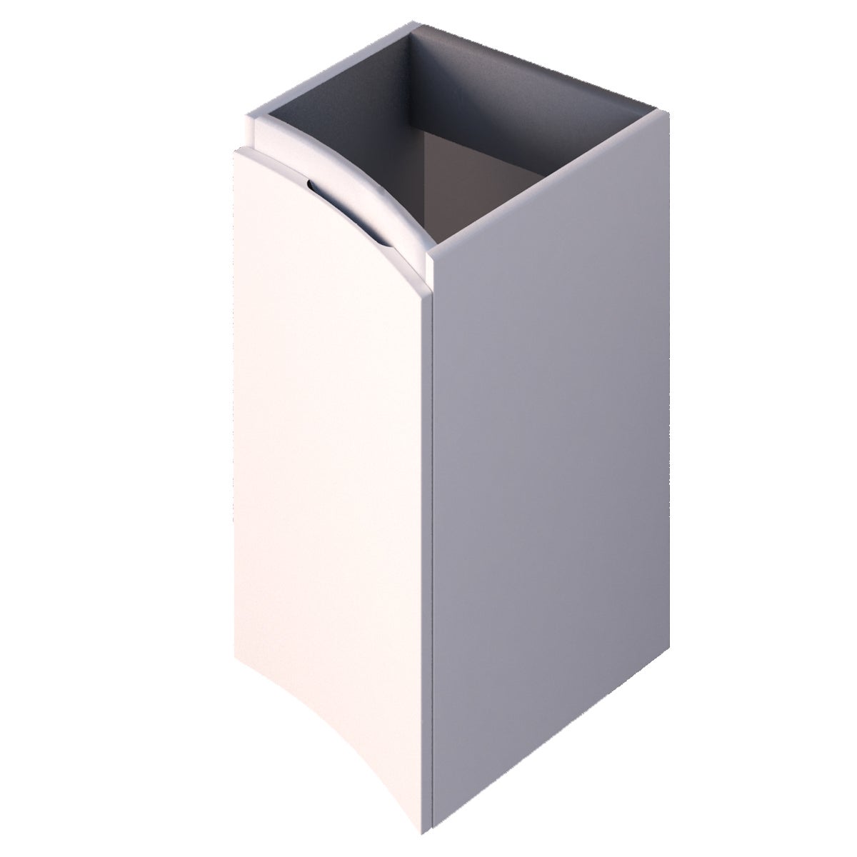 Estensione per mobile da bagno Vague 1 anta bianco opaco L 34 x H 55 x P 41 cm - 2