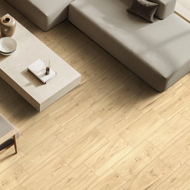 Carrelage sol intérieur / mur intérieur effet bois naturel Wakefield l.20 x L.60