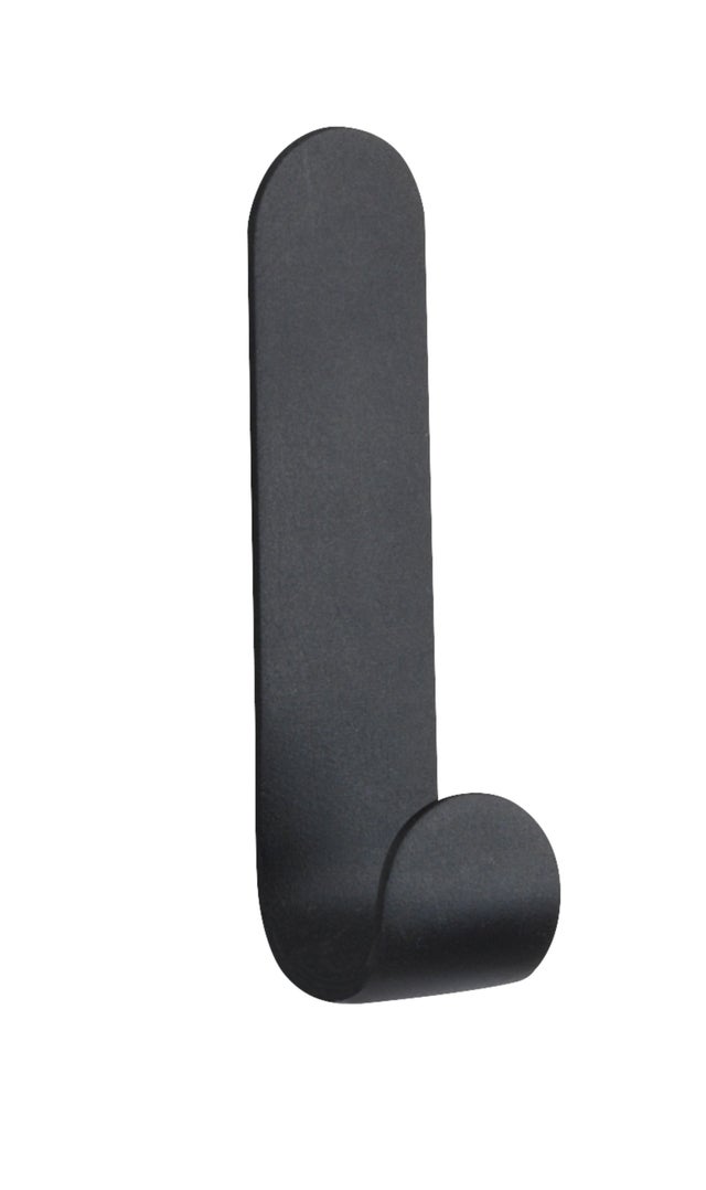 2 ganchos MONEL PAREDE INOX MATE PRETO