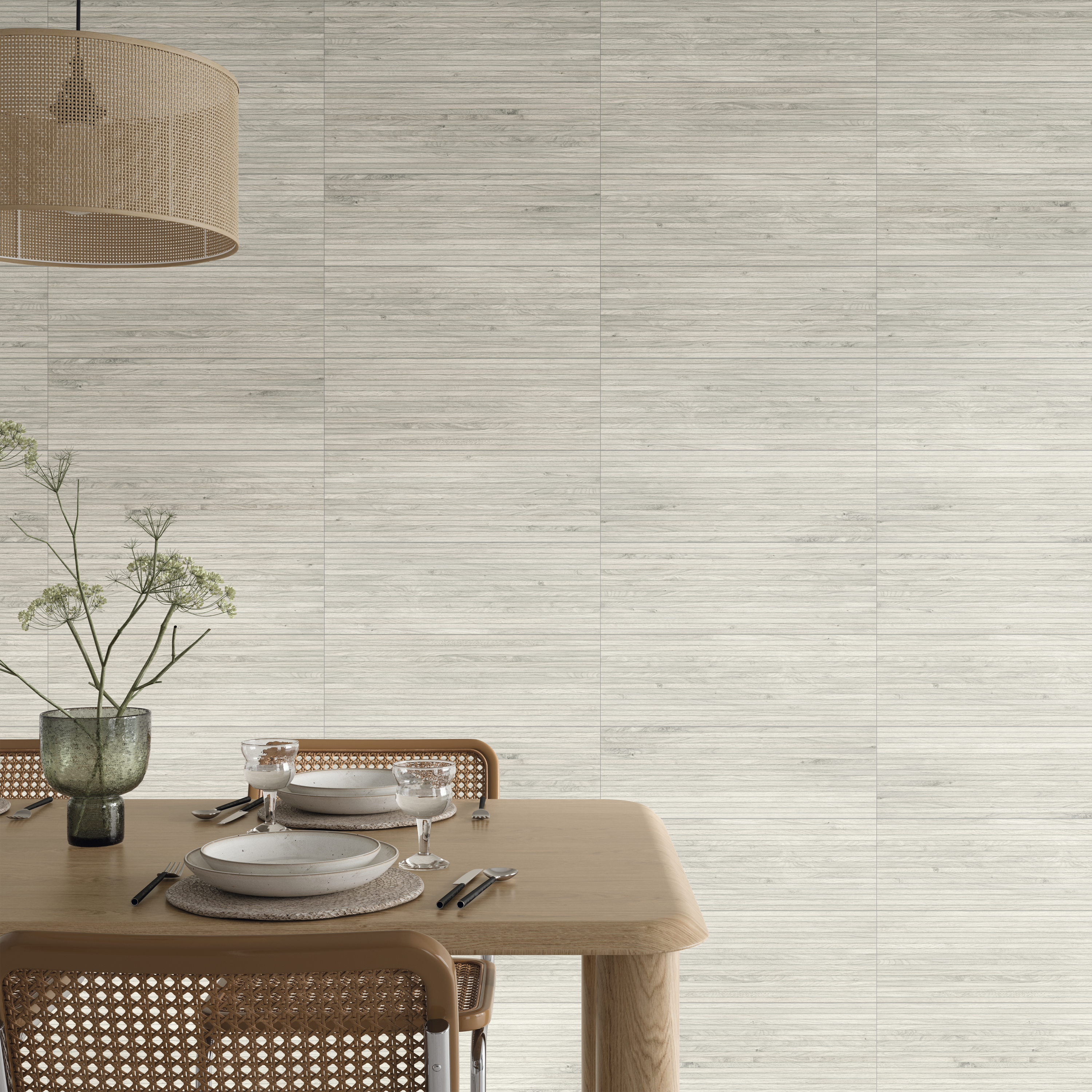 Azulejo cerámico Nilo efecto palillería grey 2d 20x60 cm  ARTENS - 3