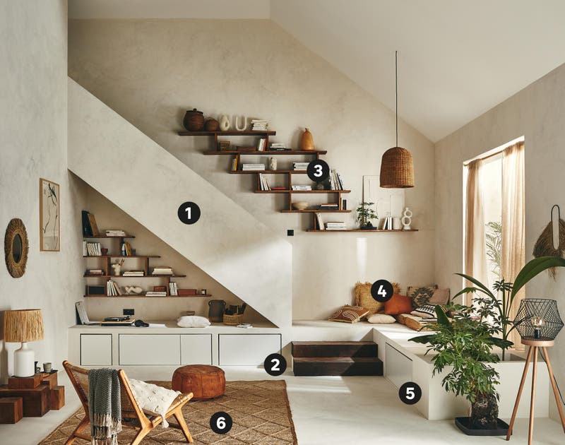 Découvrez 5 façons d'intégrer des rangements à votre escalier