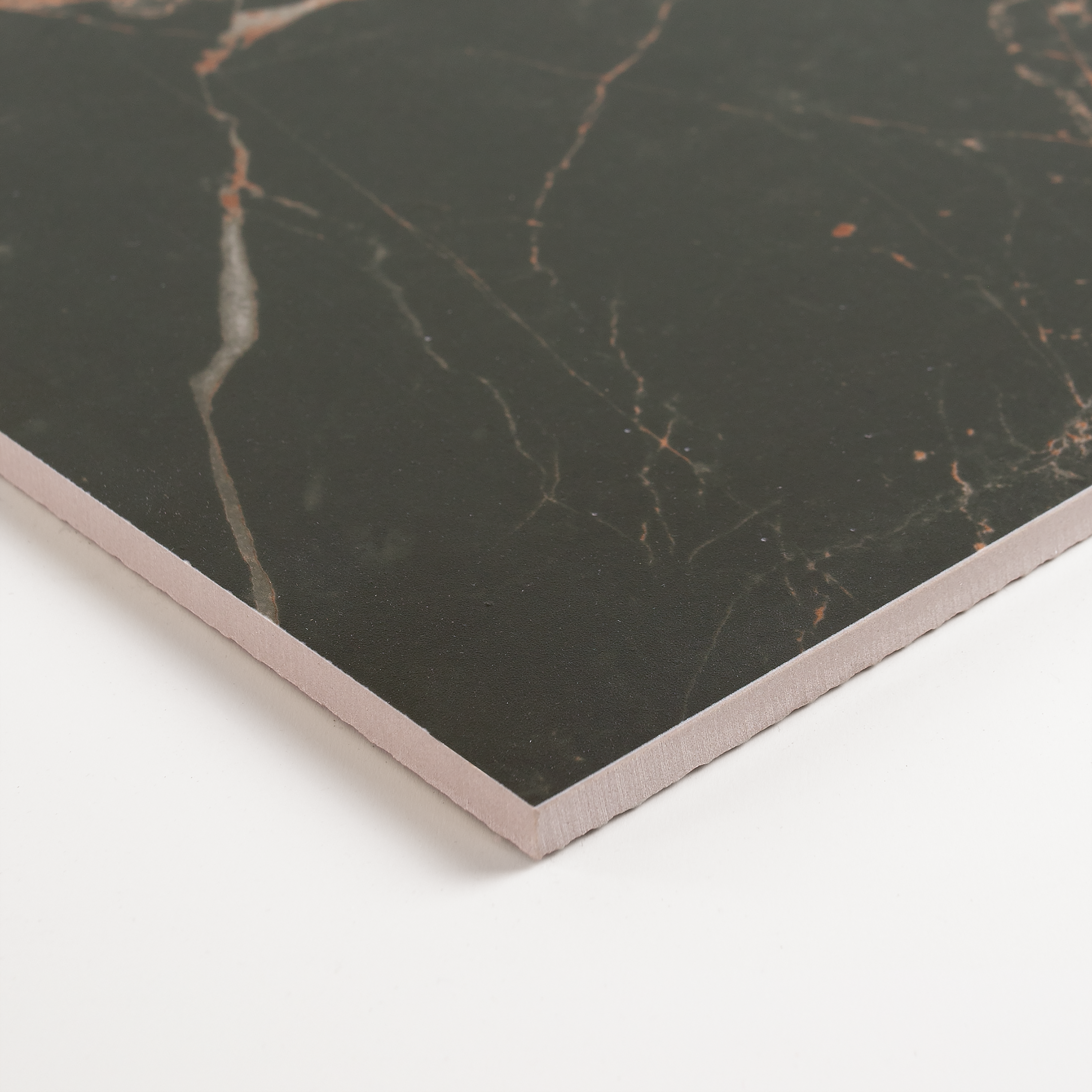 Piastrella da pavimento e rivestimento interno in gres porcellanato 60 x 60 cm rettificato smaltato nero opaco Blush traffico leggero (pei 1/5) Sp. 9 mm 1.08 mq - 9