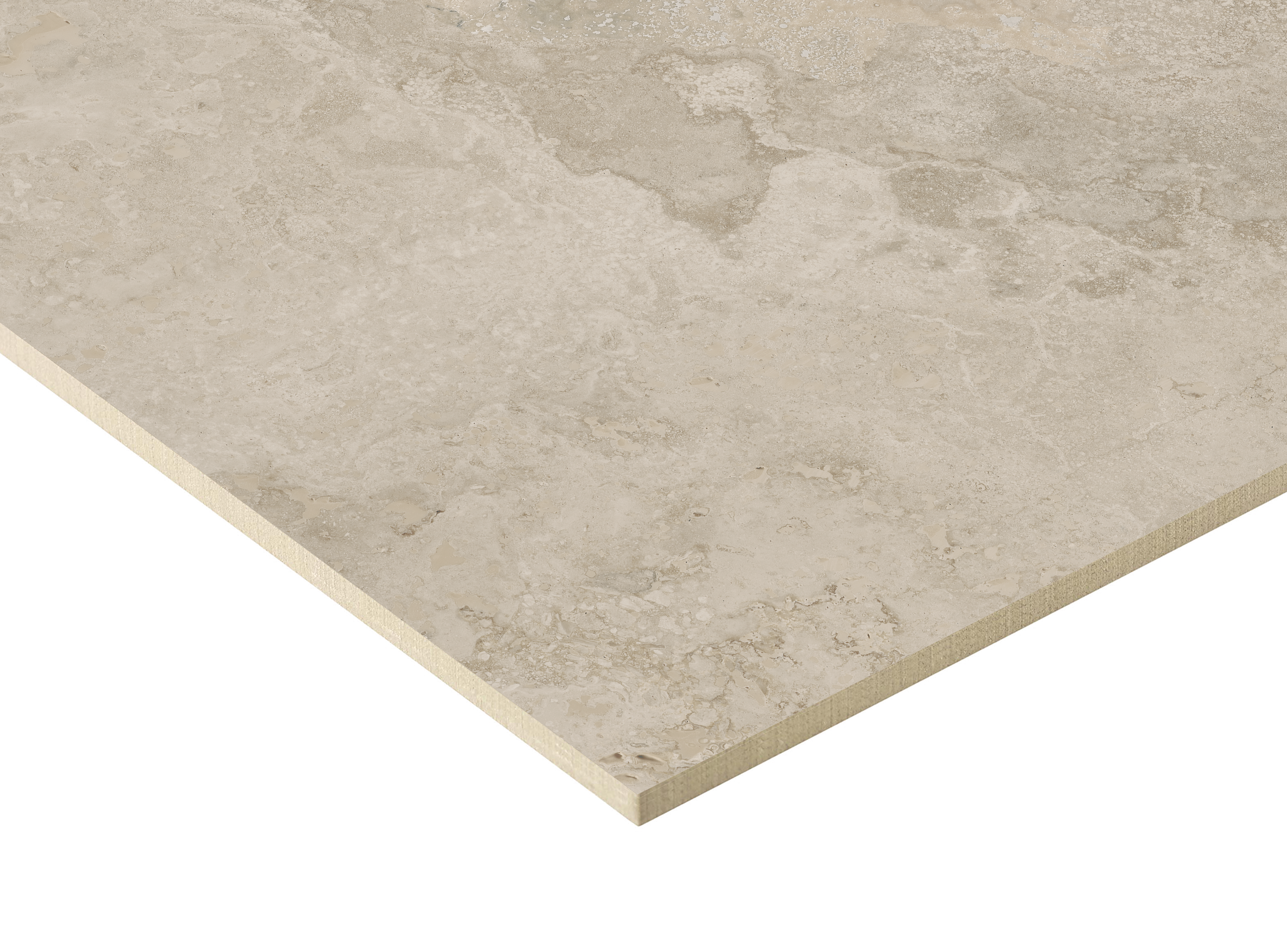 Carrelage sol intérieur / mur intérieur effet pierre beige Lakos l.60 x L.60 cm - 4