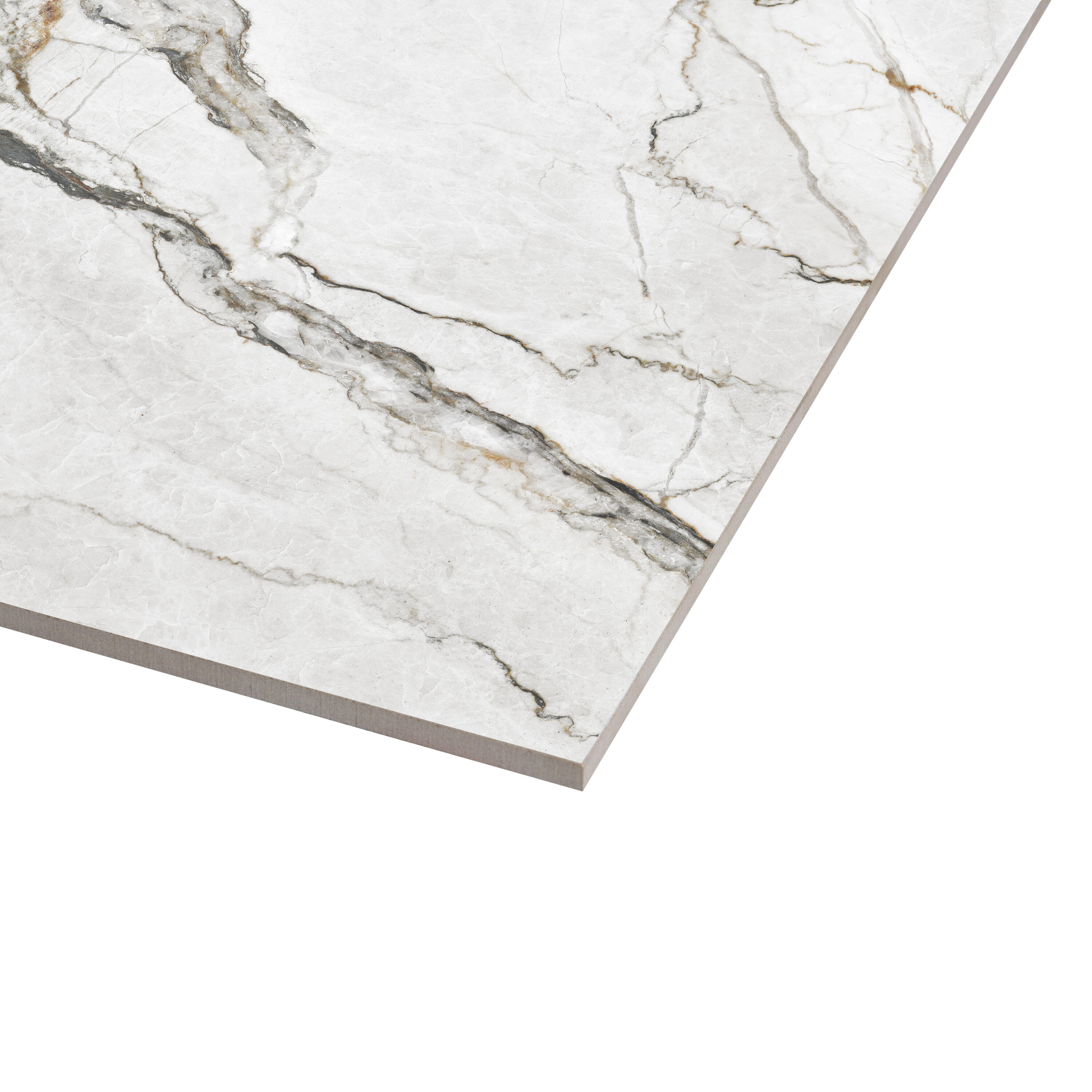 Piastrella da pavimento e rivestimento interno 60 x 120 cm Sp. 9 mm rettificato Blush in gres porcellanato smaltato bianco opaco traffico medio forte (pei 3/5) R9 1.44 mq - 6