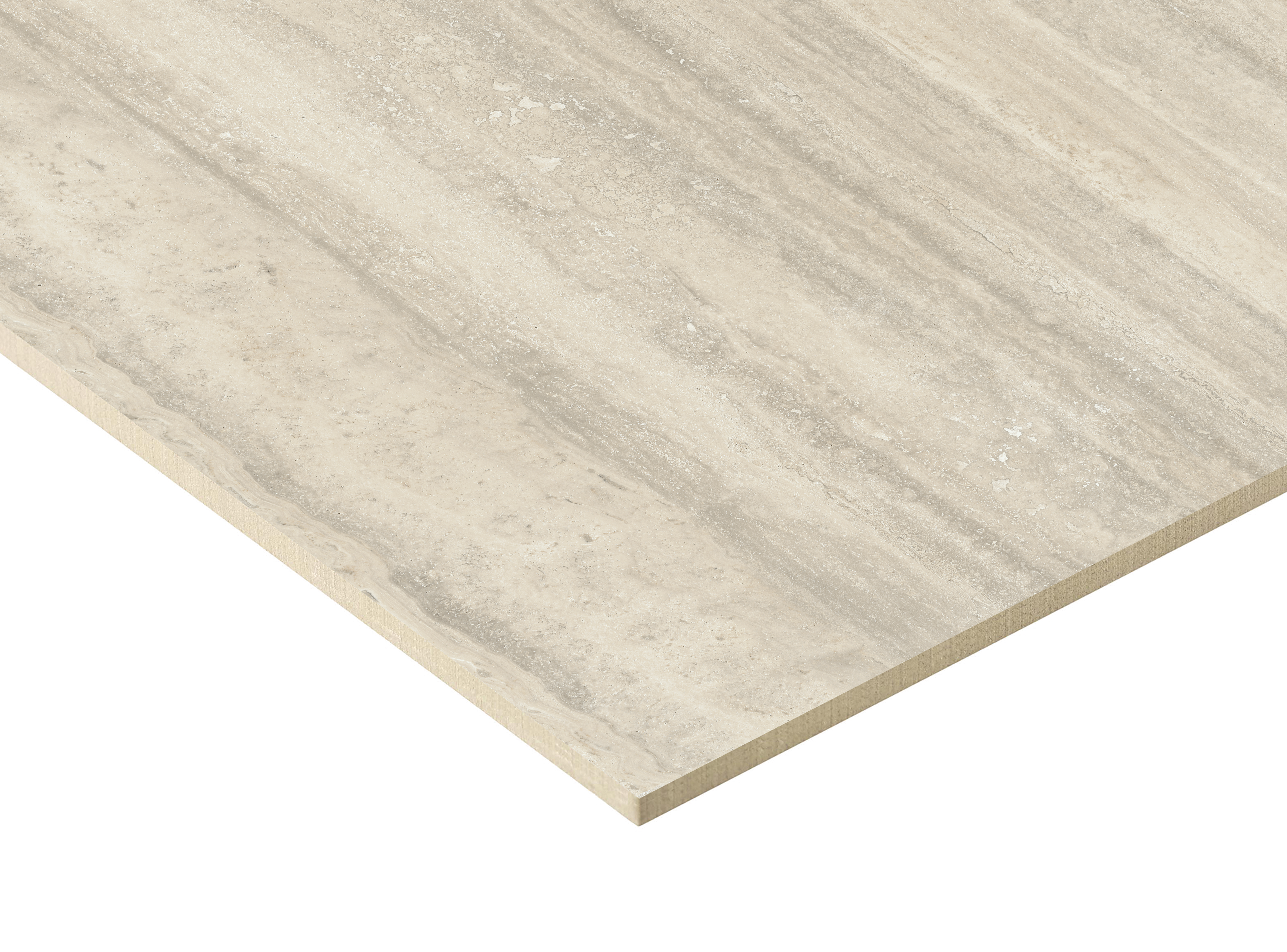 Carrelage sol/mur intérieur effet travertin beige Helos l.59.5 x L.120 cm ARTENS - 7