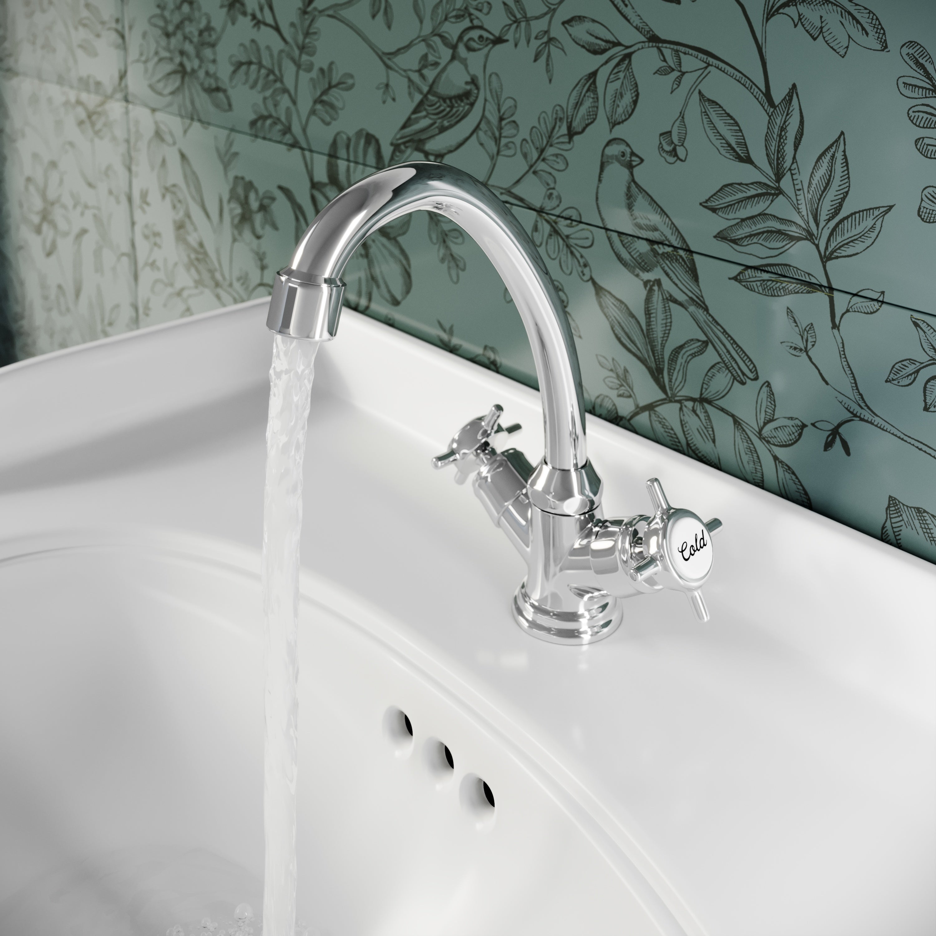 Grifo lavabo sensea mauna cromo