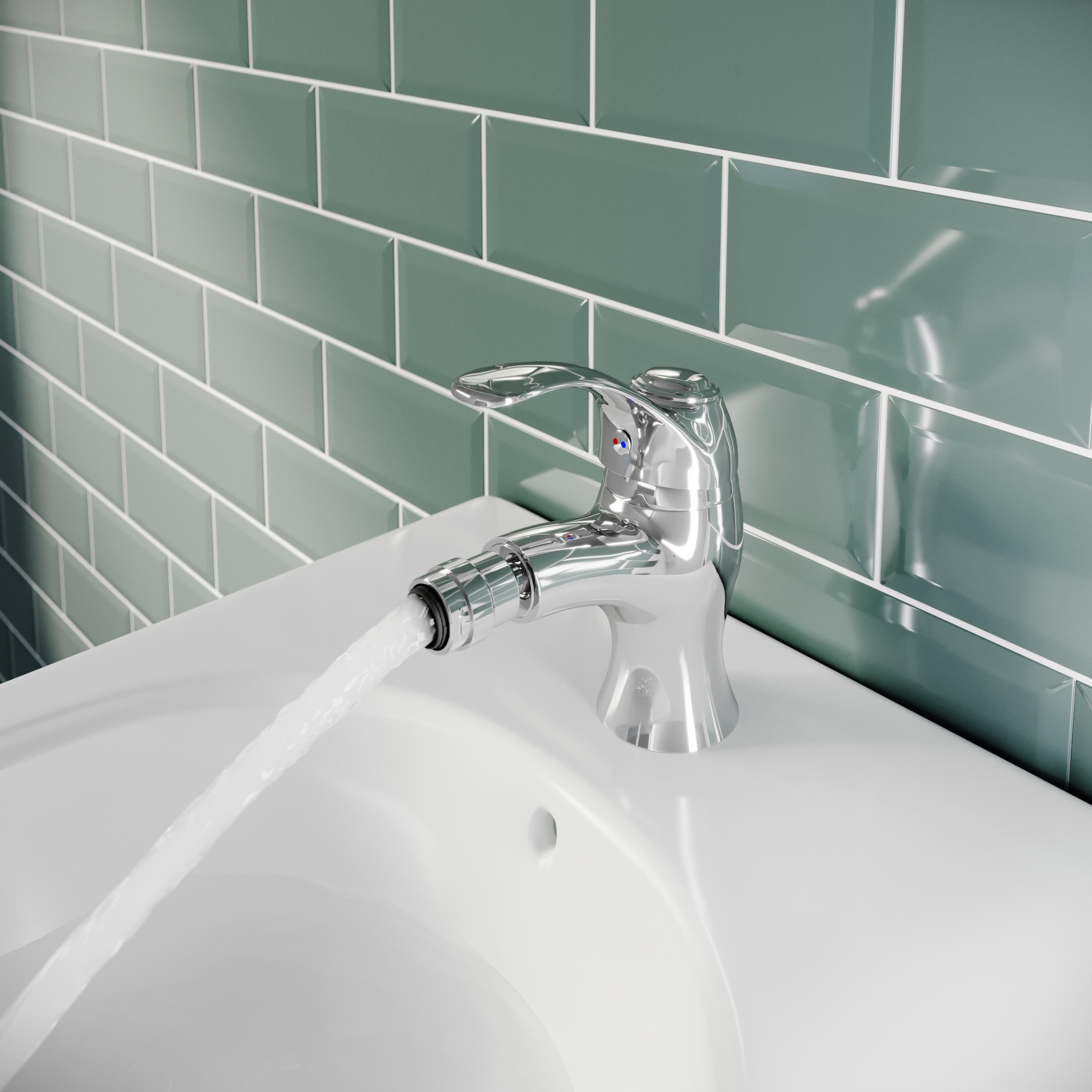 Grifo monomando de bidé SENSEA Puna cromo brillo. Antical. Latón - 2