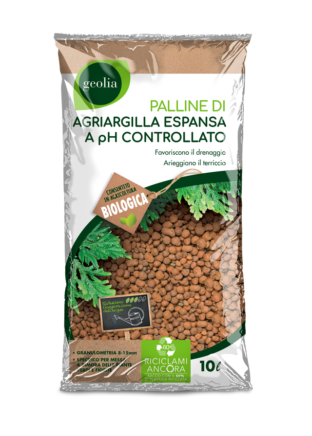 Palline di argilla espansa GEOLIA 10 L