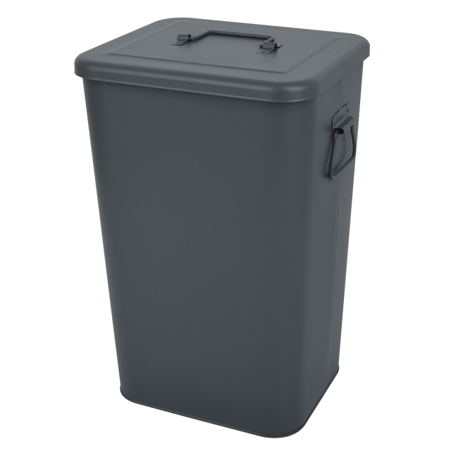 Pattumiera DELINIA manuale grigio / argento 26 L