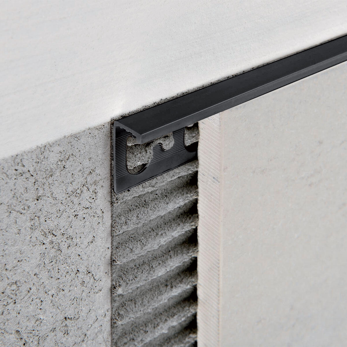 Profilo Angolare In PVC - Nero, 1000x25x25mm, Per Fai Da Te, Riparazioni E Decorazioni - Foto 2